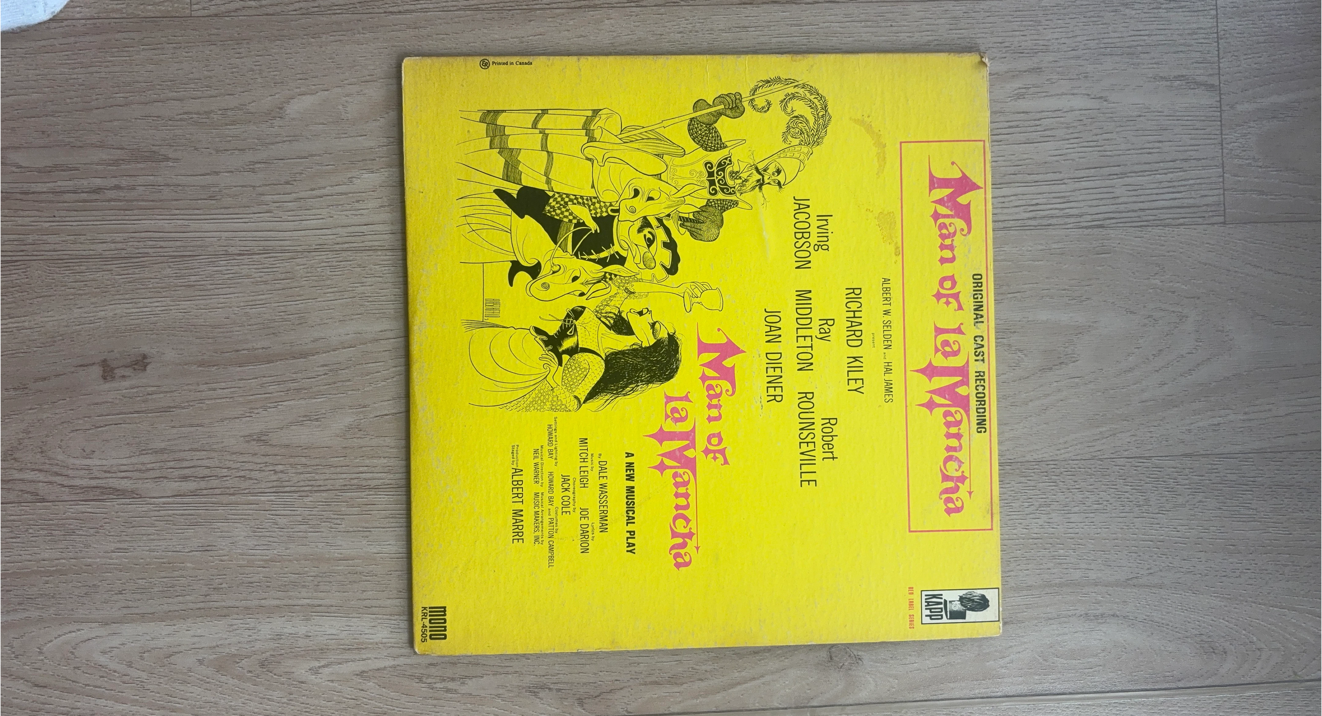 Man of La Mancha Original Cast Recording