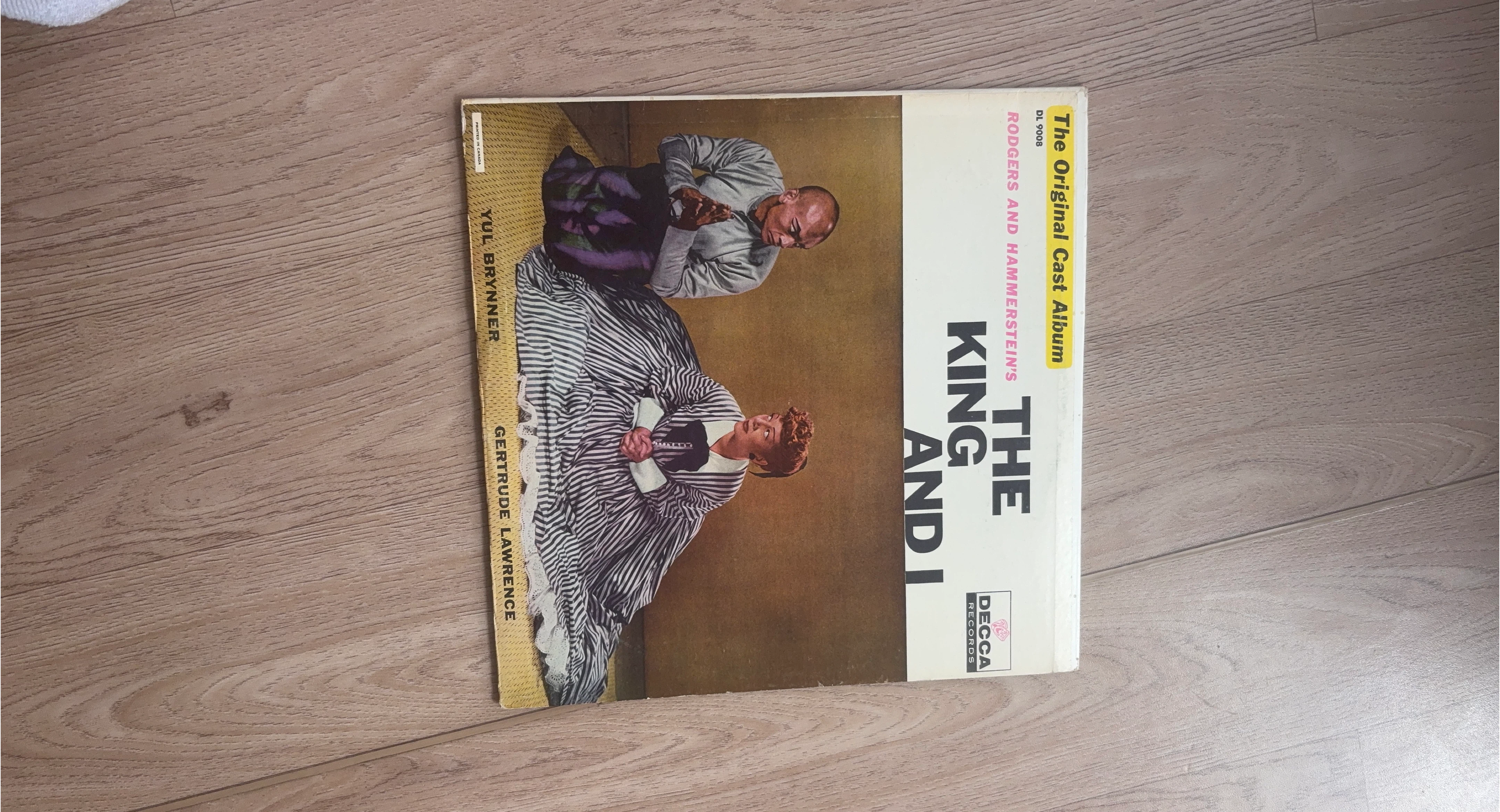 The King and I Original Cast Album by Decca Records