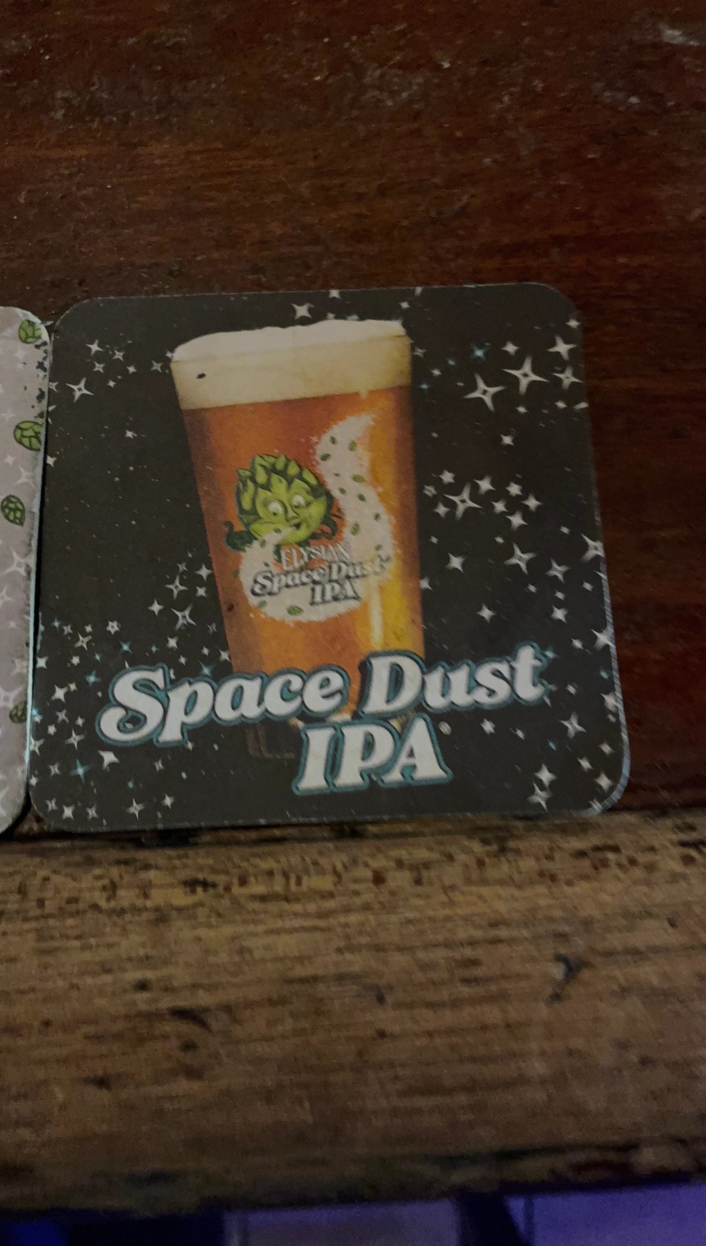 Space Dust IPA Beer Coaster