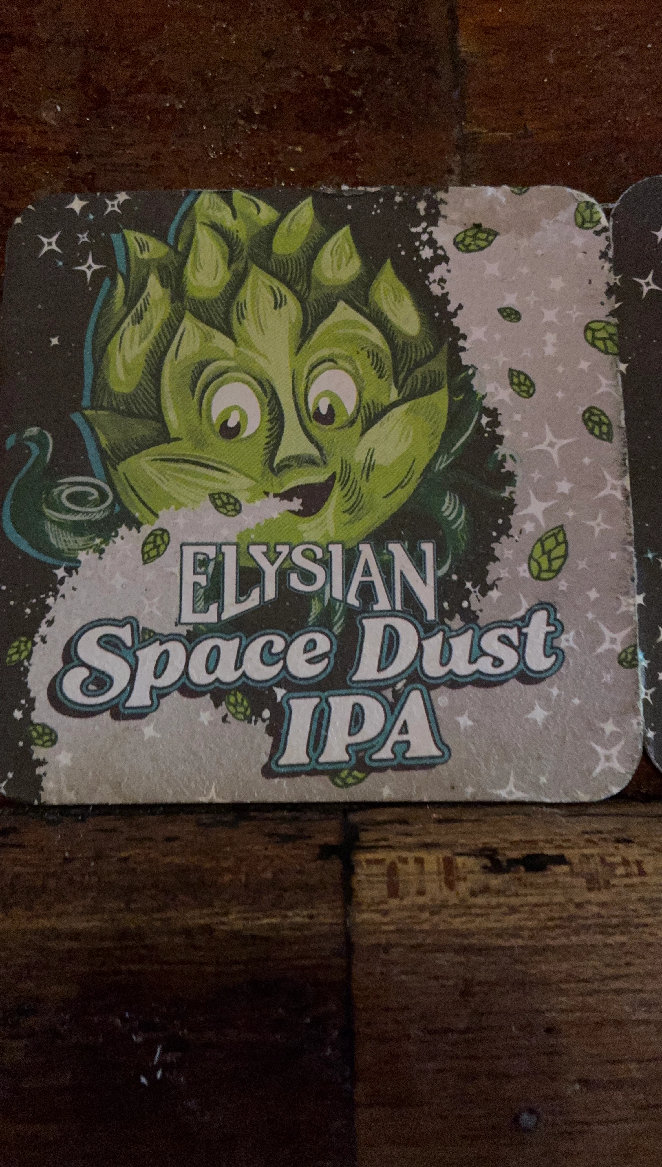 Elysian Space Dust IPA Beer Coaster