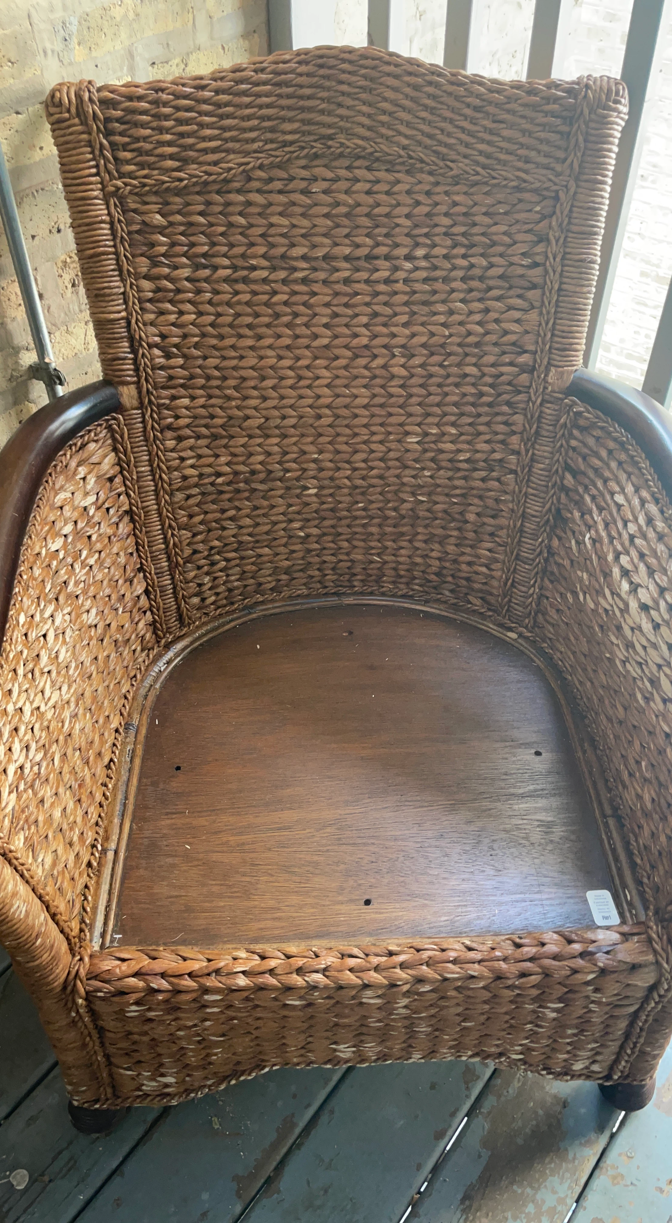 Wicker Accent Chair