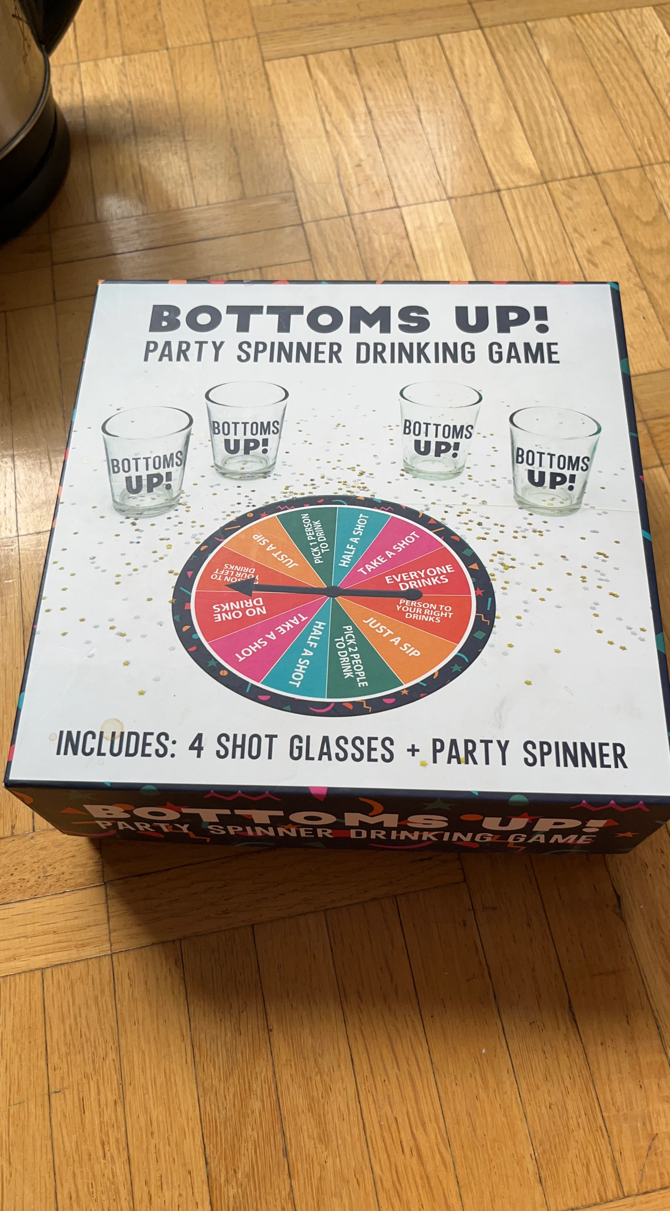 Bottoms Up! Party Spinner Drinking Game