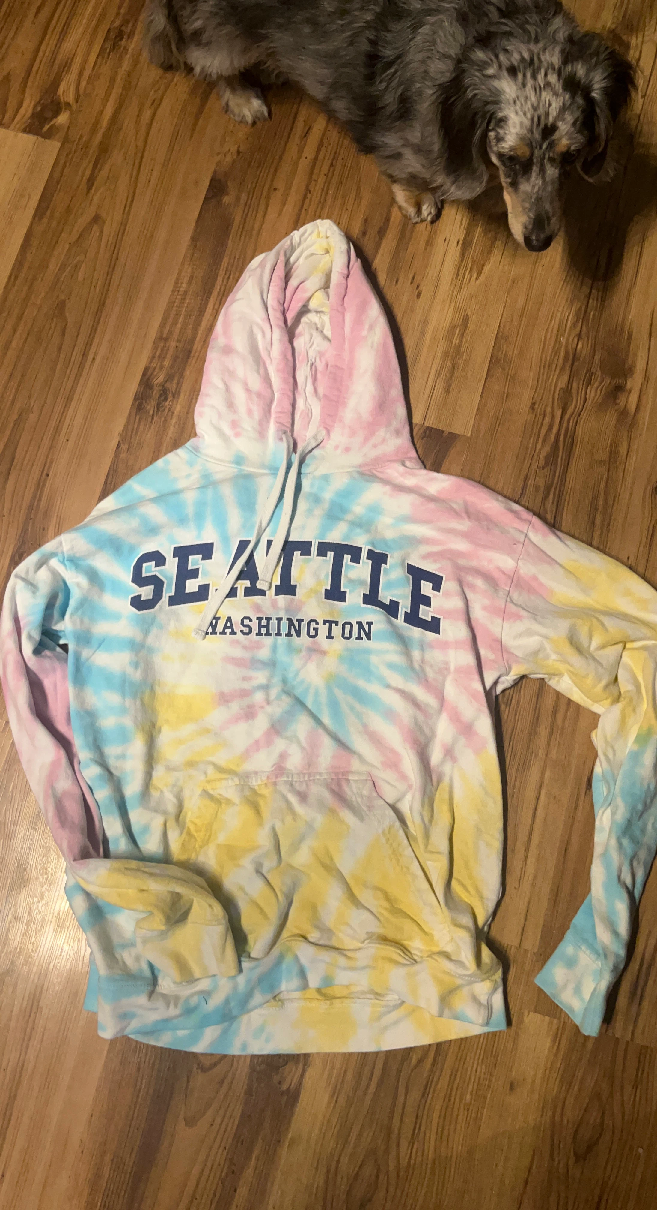 Tie-Dye Seattle Washington Hoodie