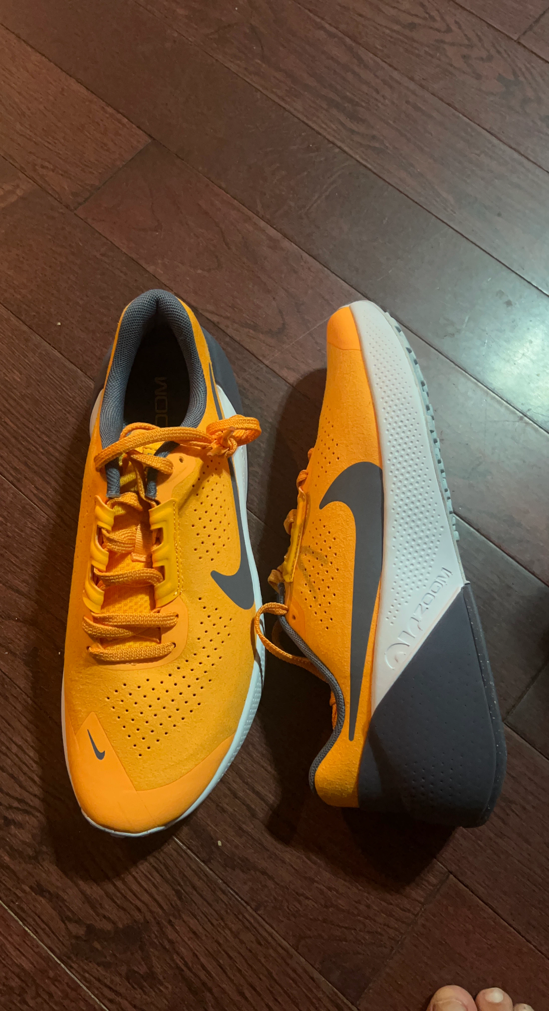 Nike Zoom Running Shoes - Orange/Grey