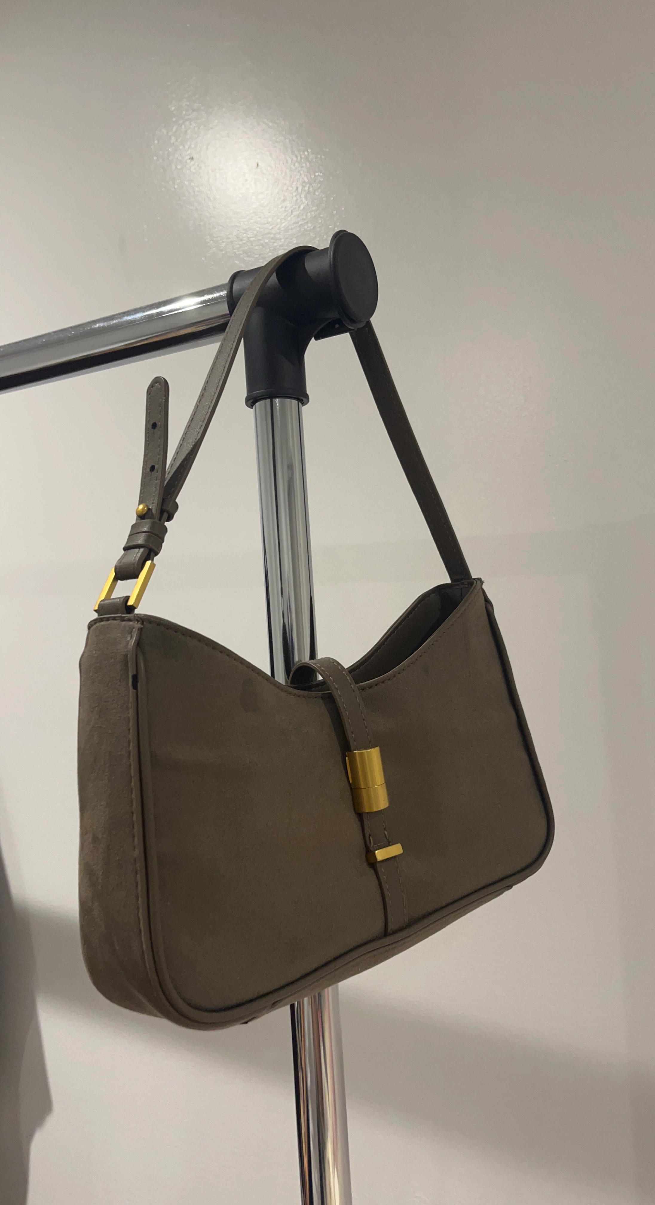 Suede Shoulder Bag