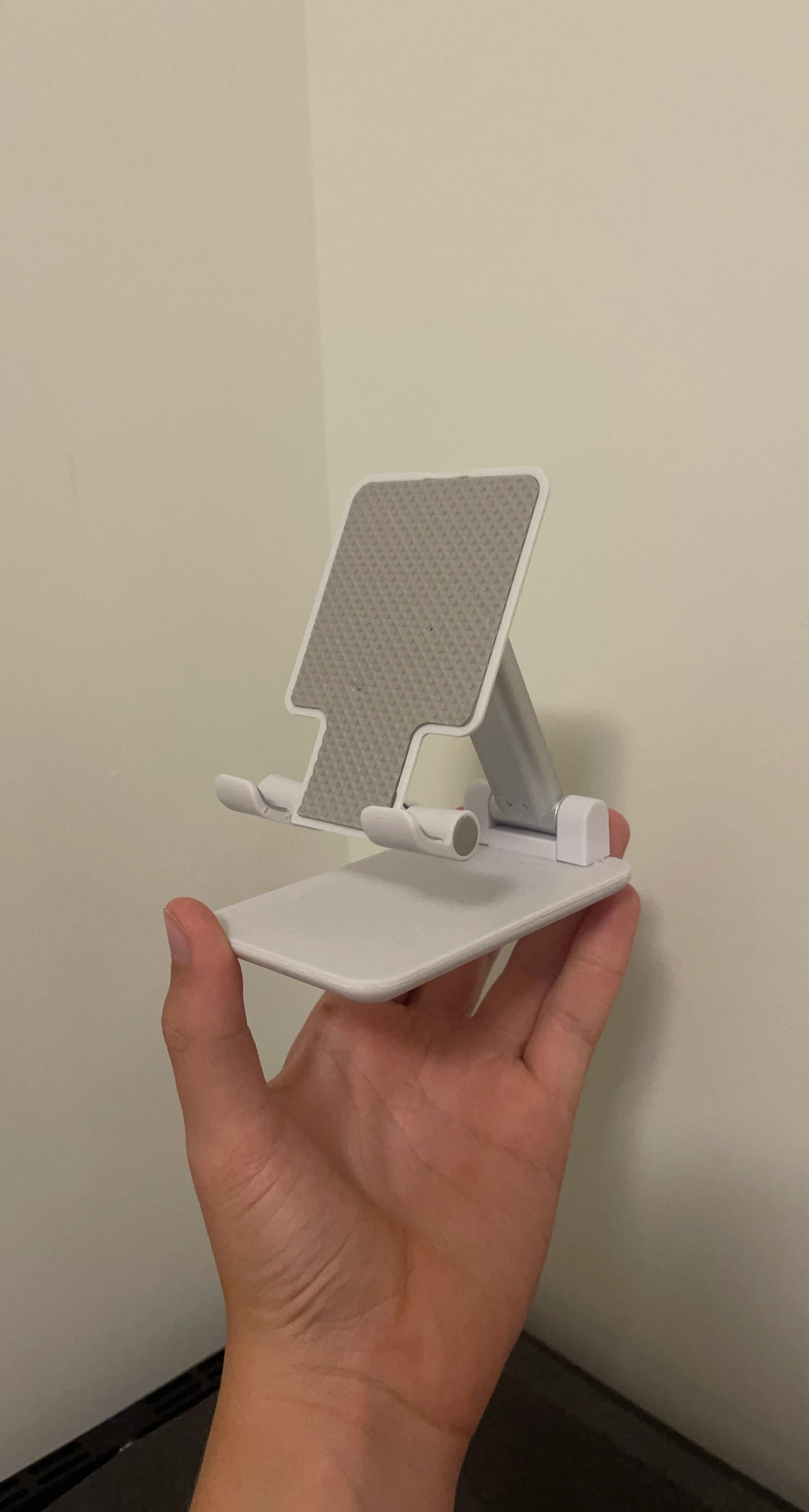 White Adjustable Cell Phone Stand
