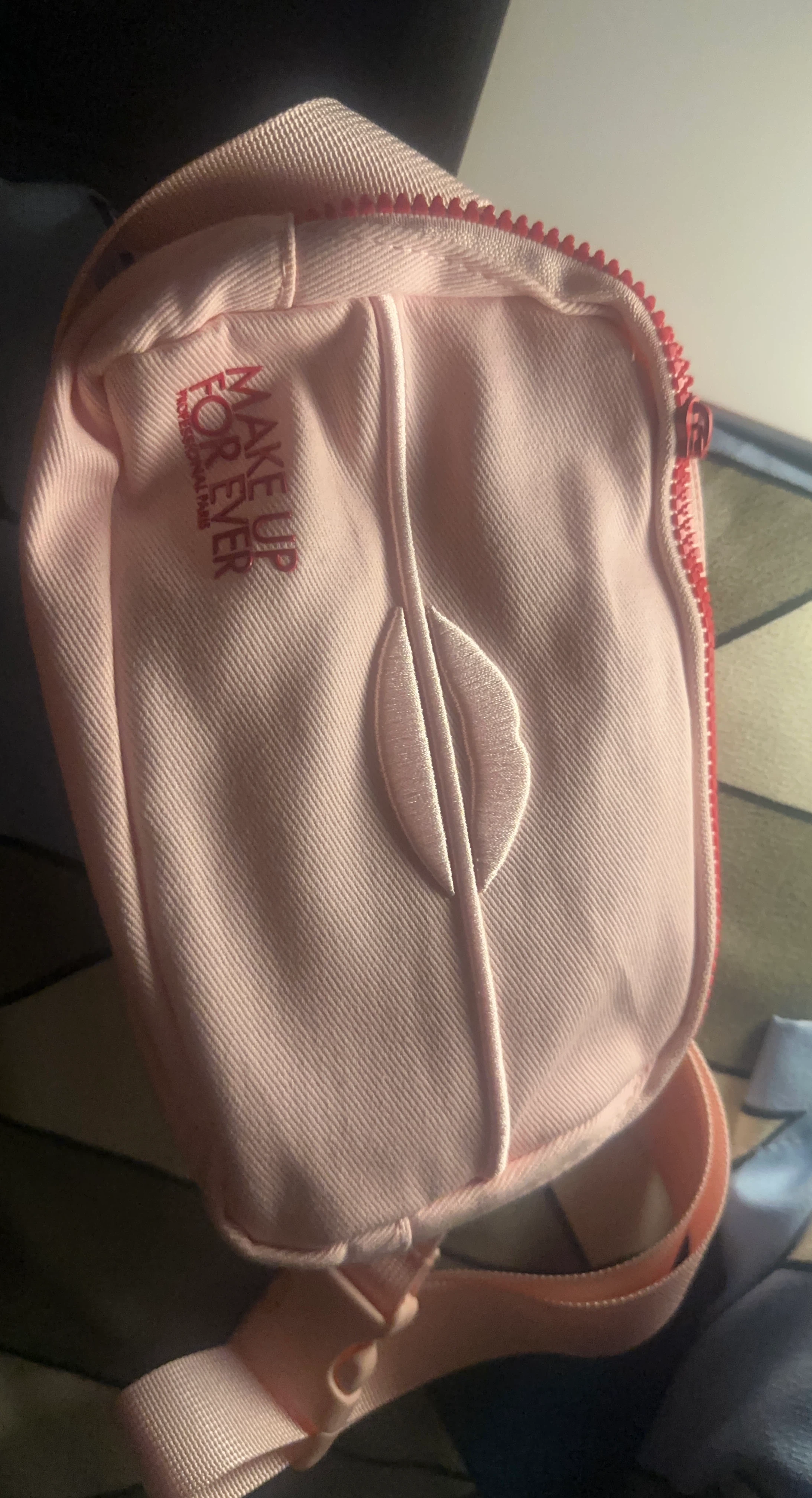 Make Up For Ever Pink Cosmetic Bag