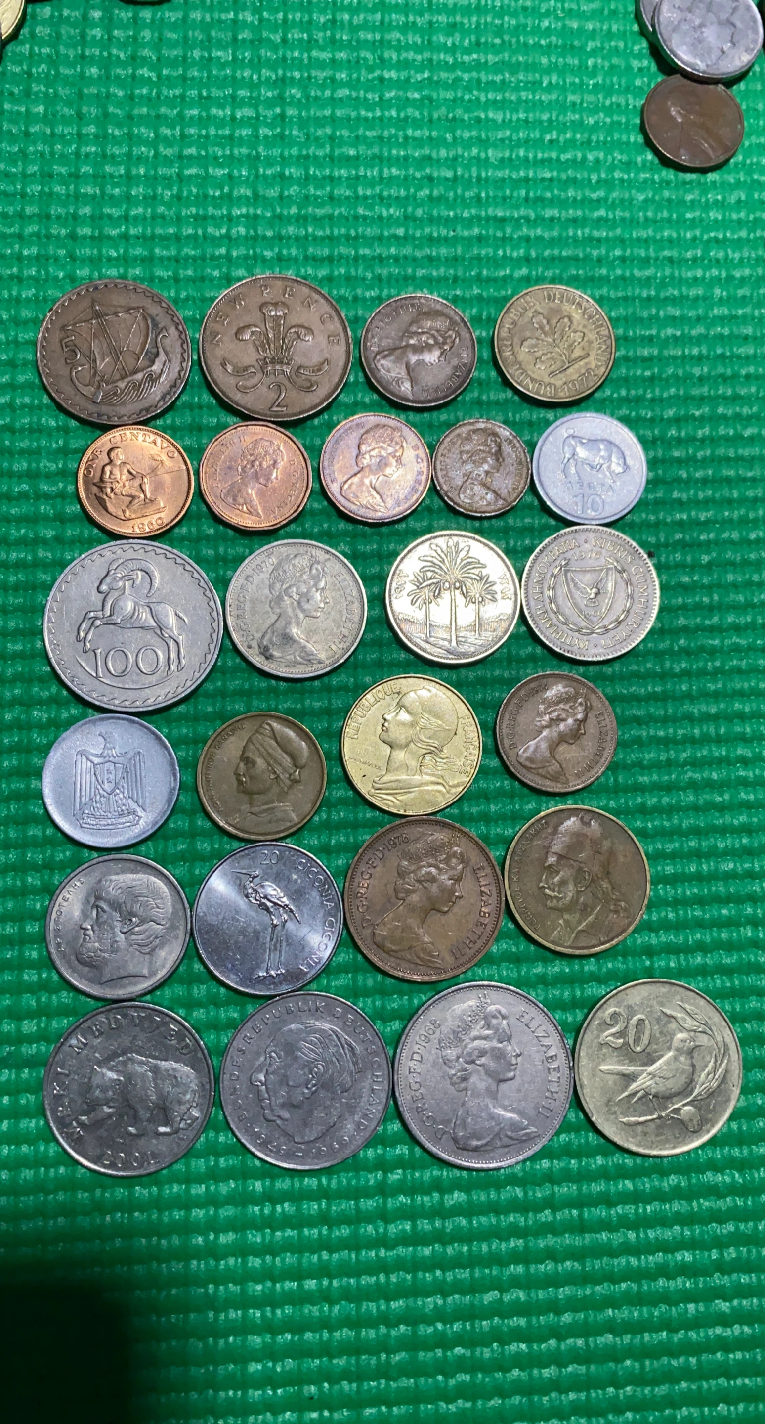 Assorted World Coins Collection