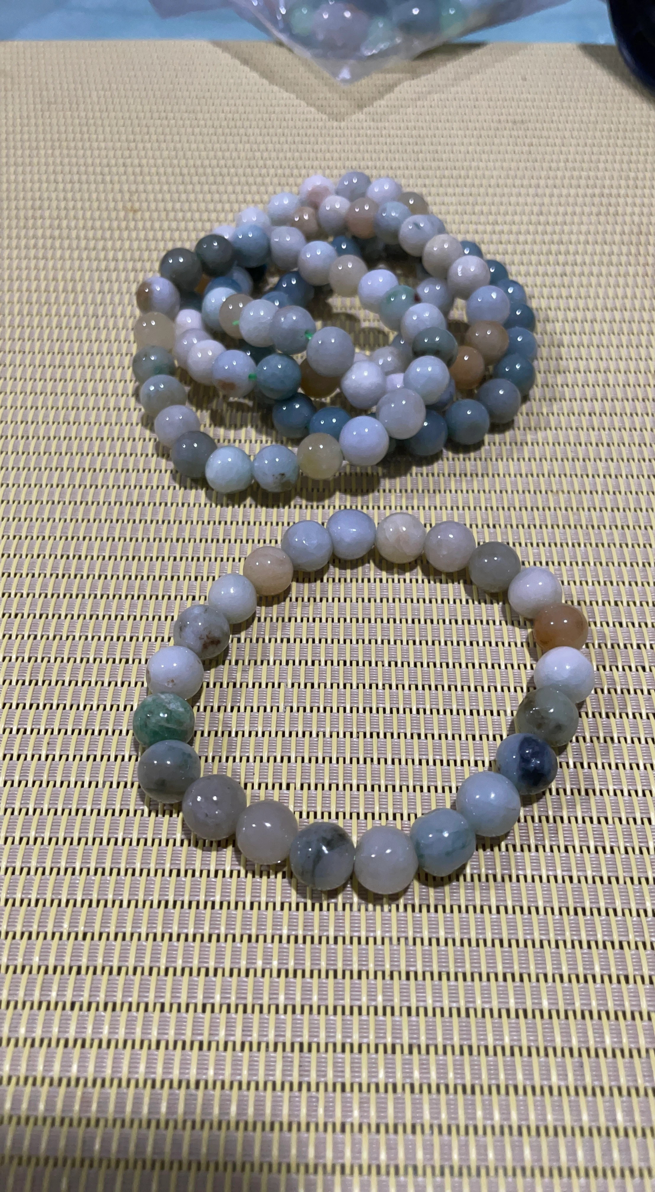 Assorted Jadeite Beaded Bracelets