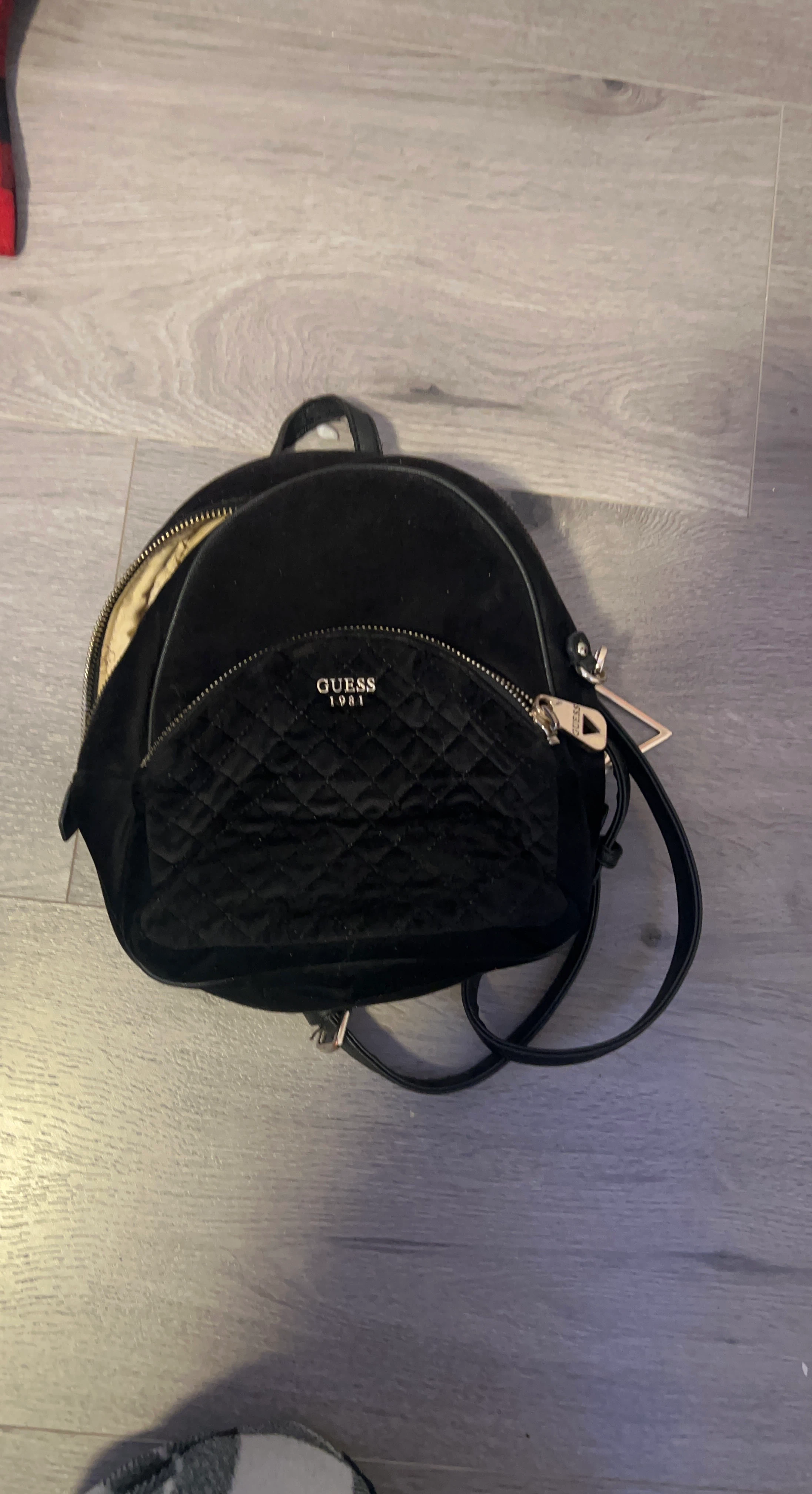 Black Guess mini  Backpack