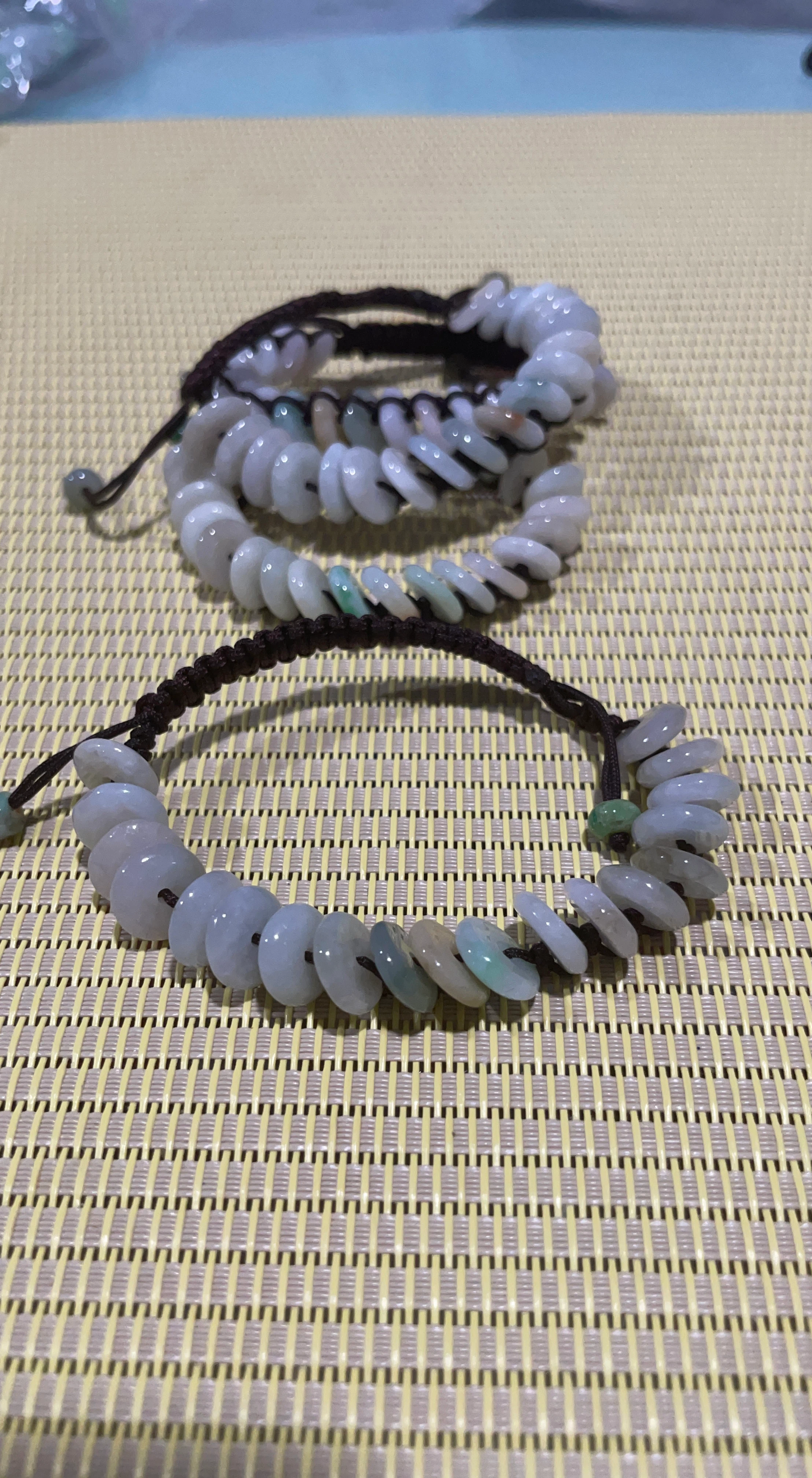Jade Bead Bracelets (Set of 2)
