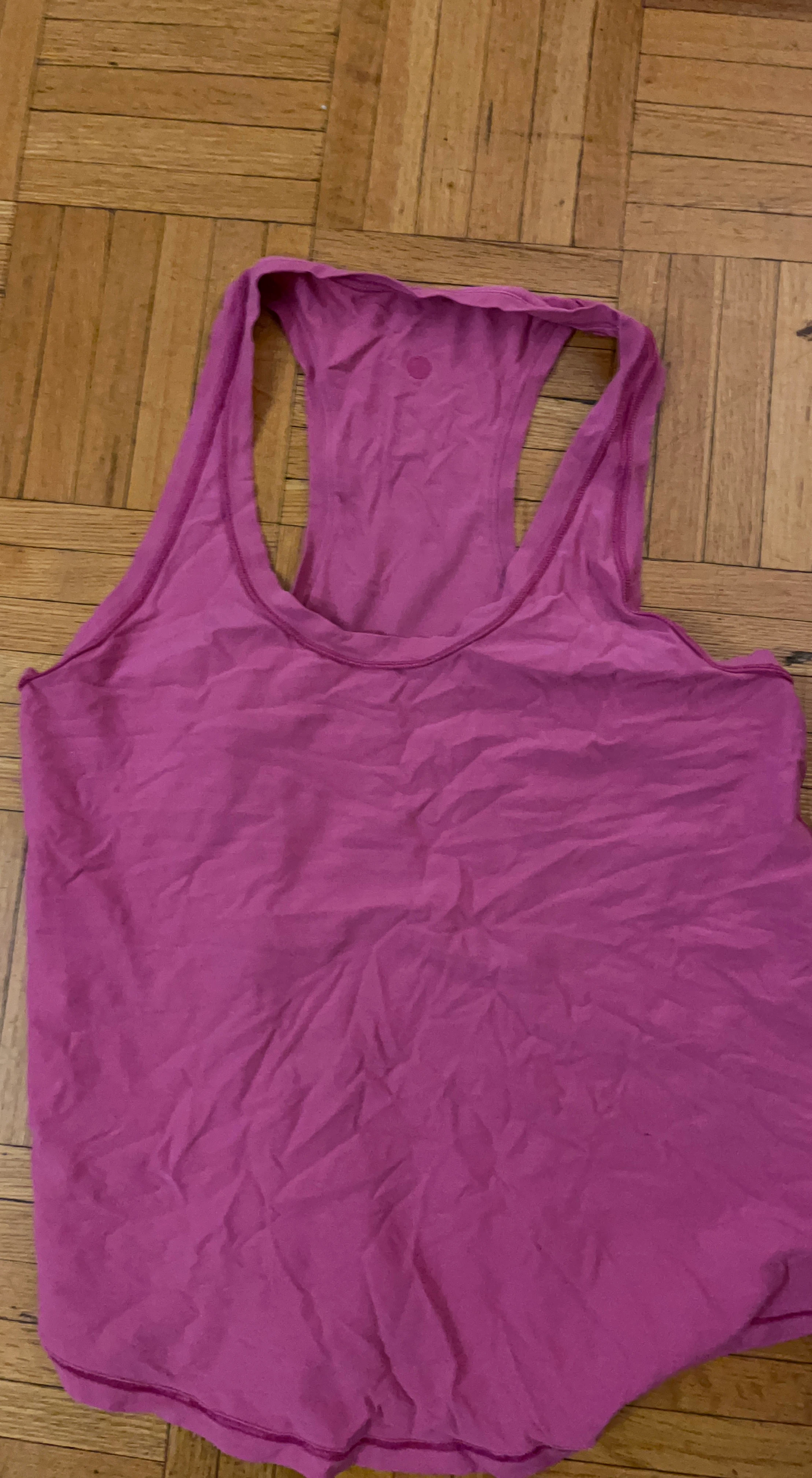 Pink Lululemon Racerback Tank Top