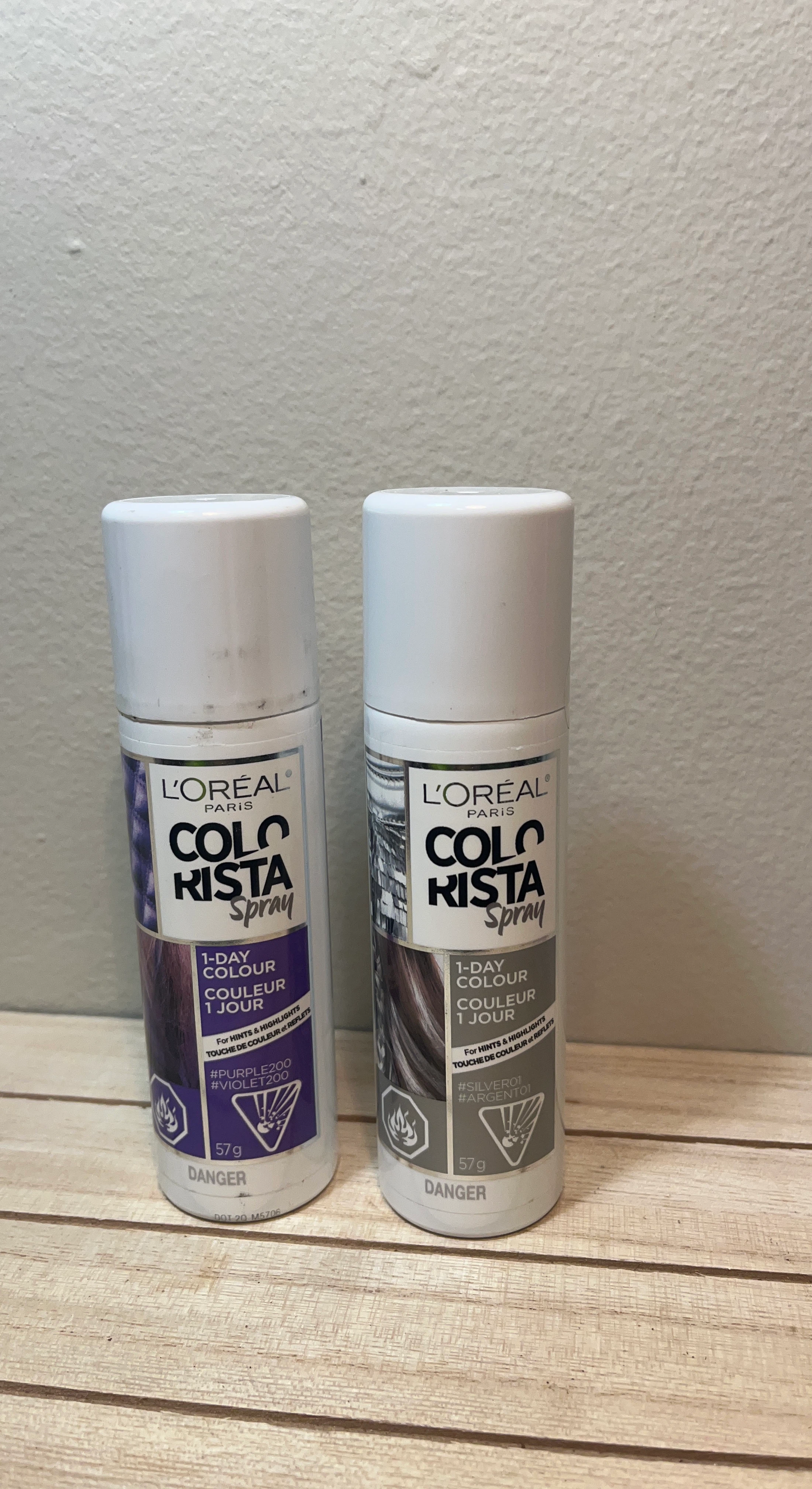 L'Oréal Paris ColoRista Spray Hair Colour - Purple & Silver