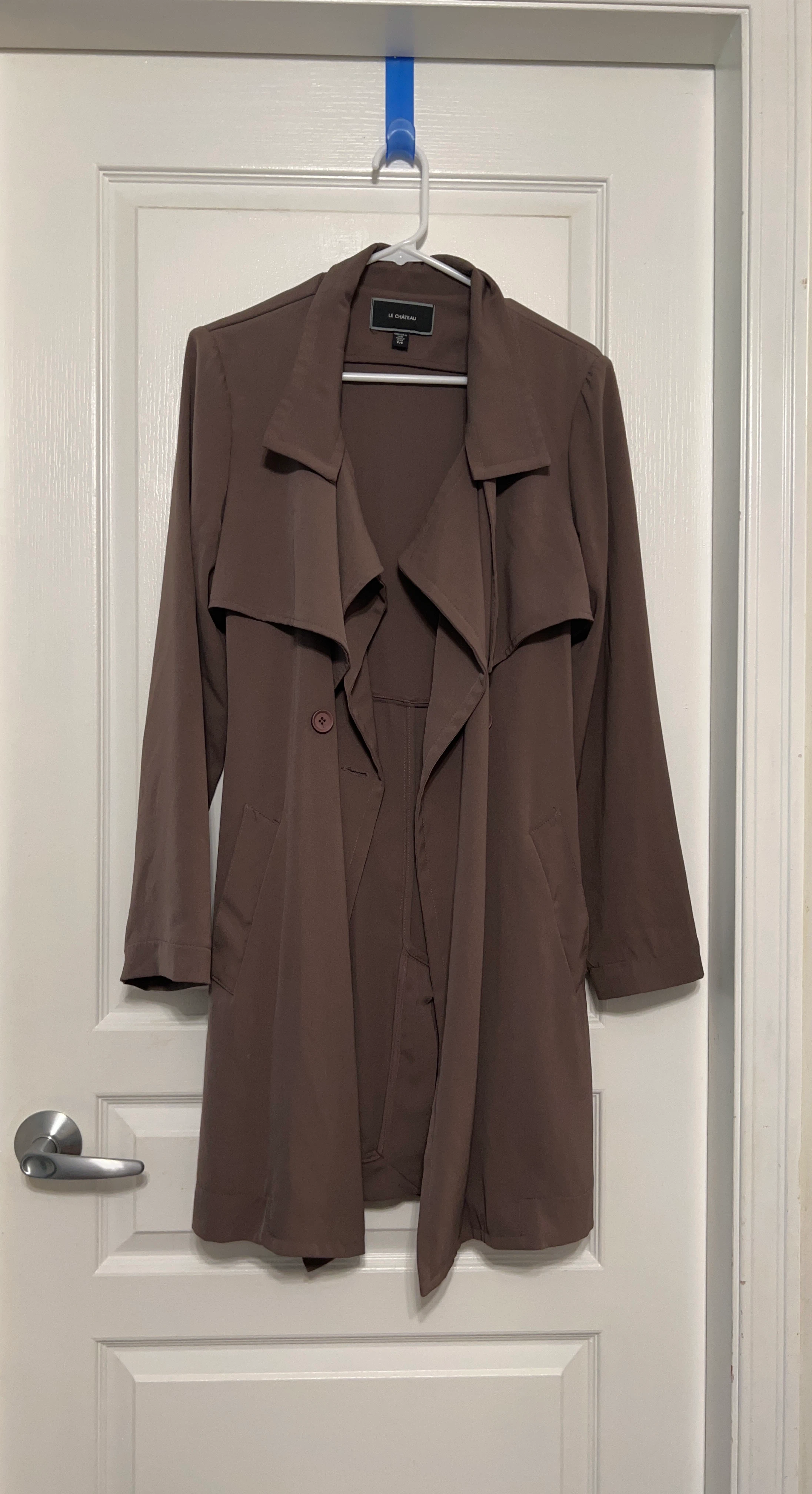 ⚽ LE CHÂTEAU Brown Lightweight Jacket - Size P/S