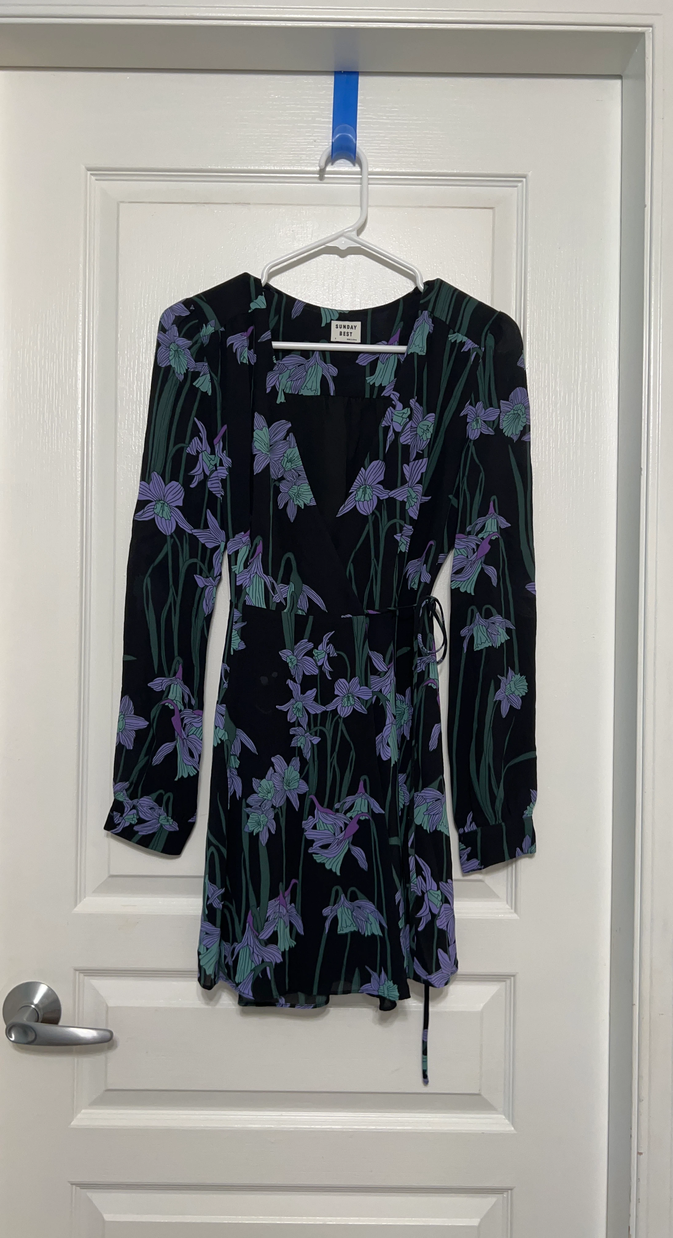 ⚽ Sunday Best Floral Wrap Dress