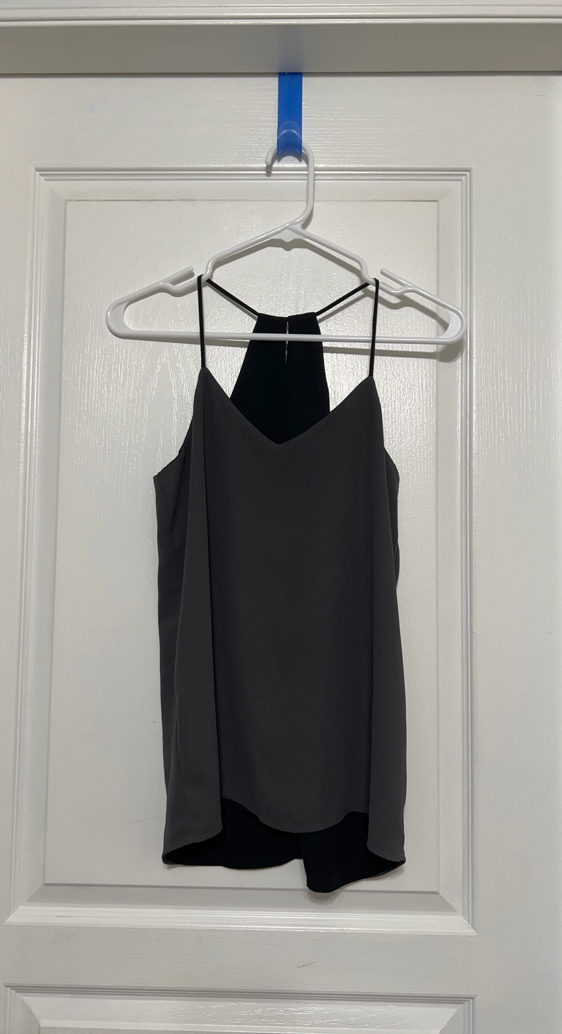 ⚽ Grey and Black Camisole