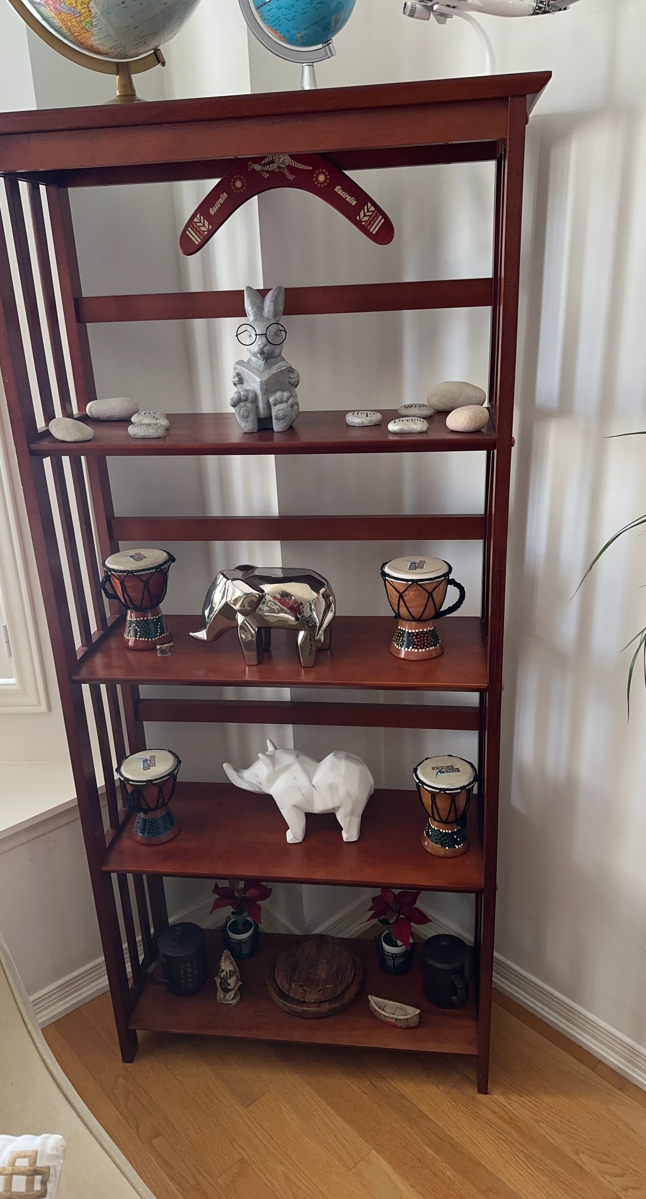 Cherry Oak wood Bookshelf