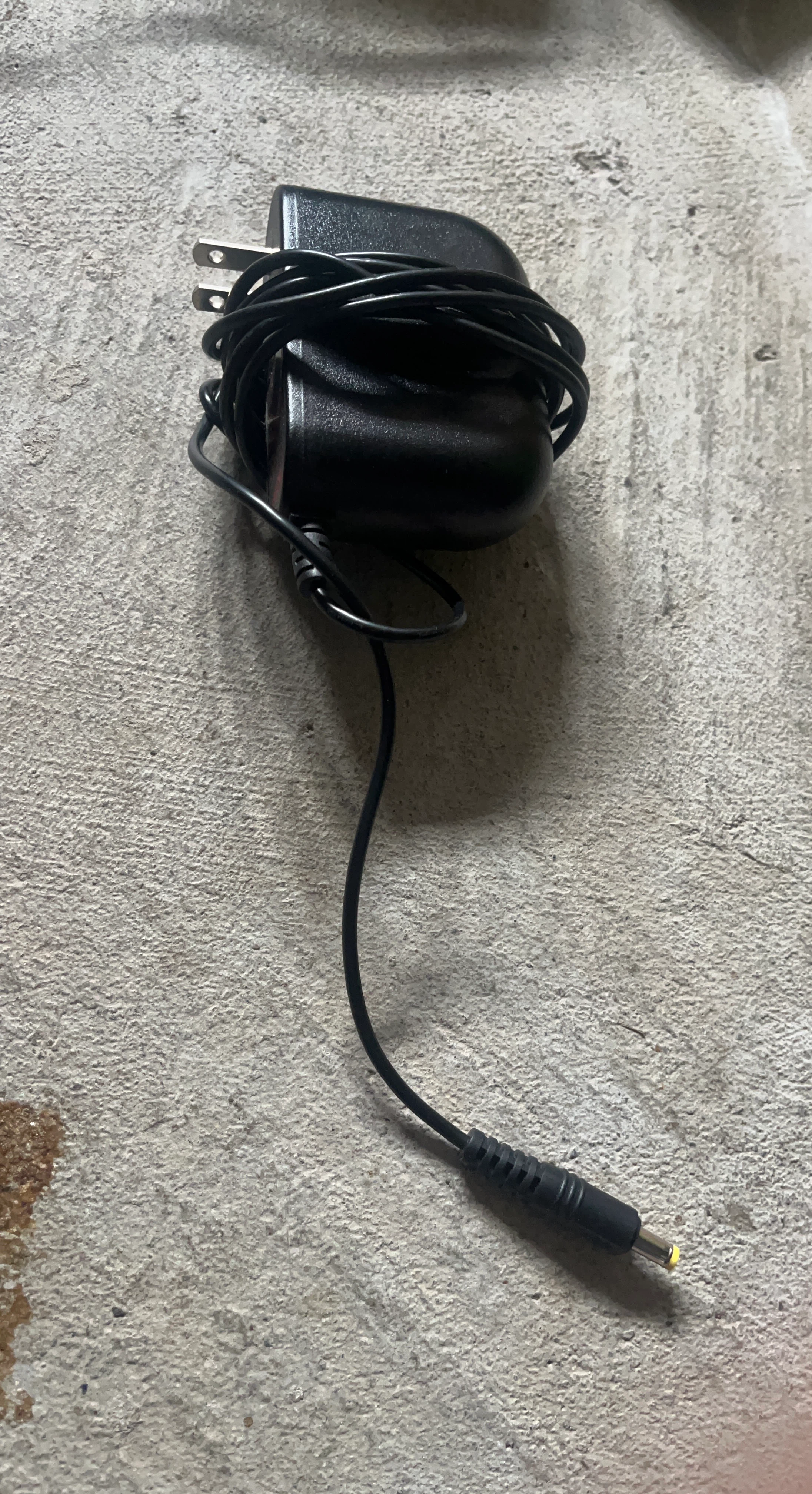 Black Power Adapter with Cord