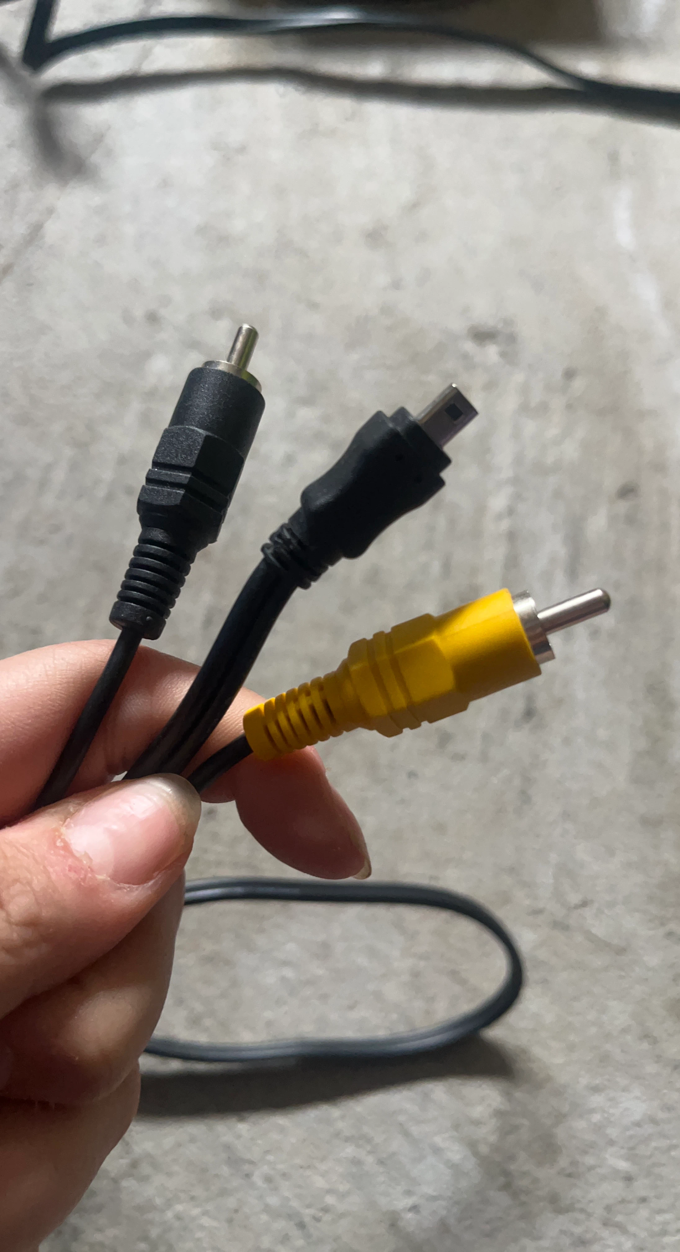 AV Cable with Mini USB Connector