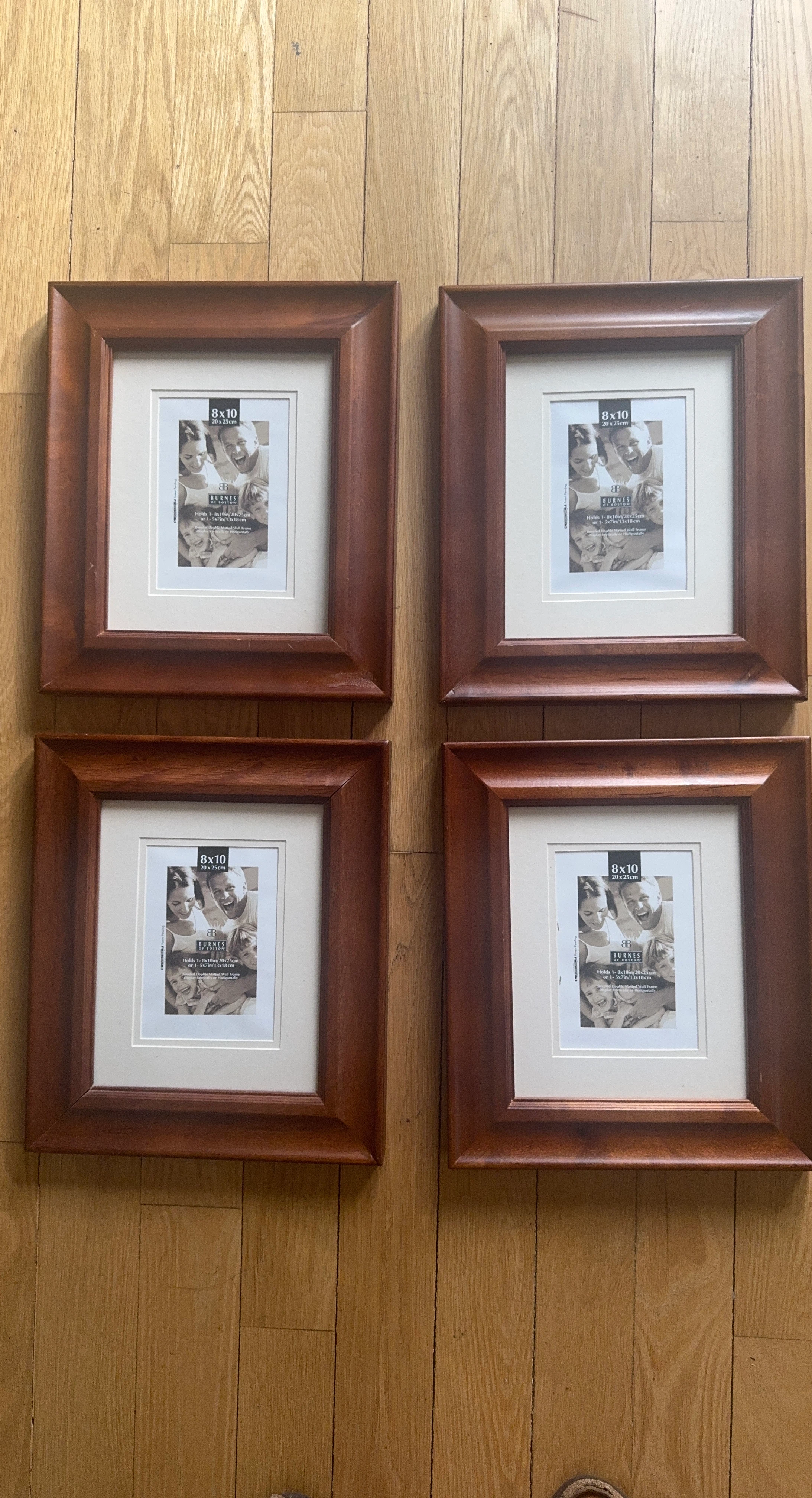 Burnes of Boston 8x10 Picture Frames - Set of 4