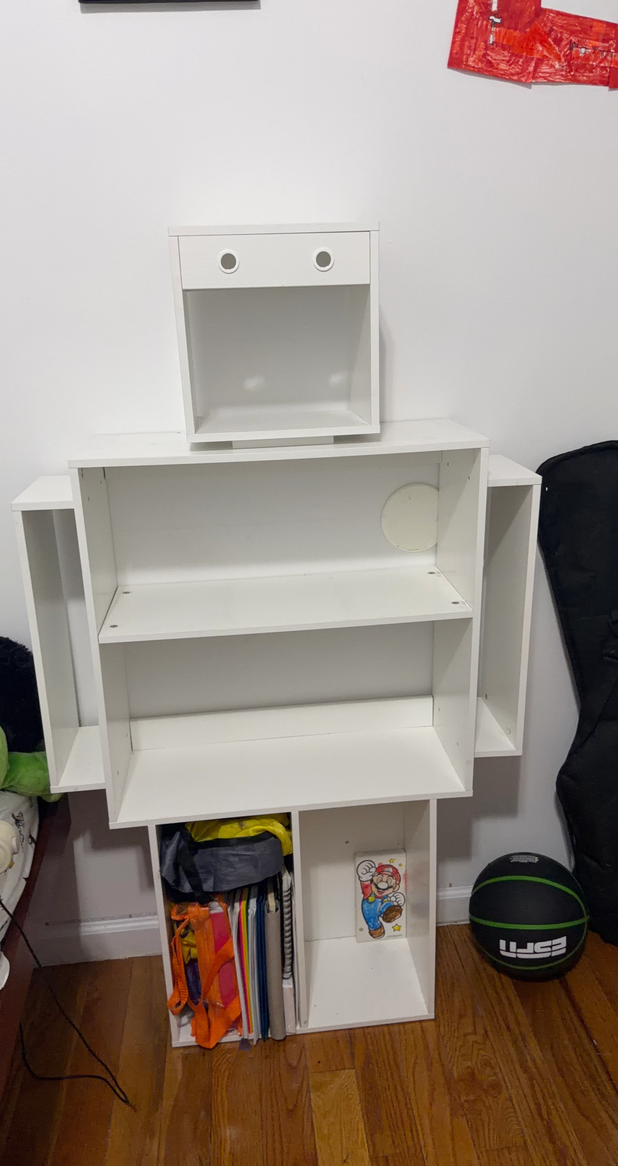 White Cube Shelving Unit