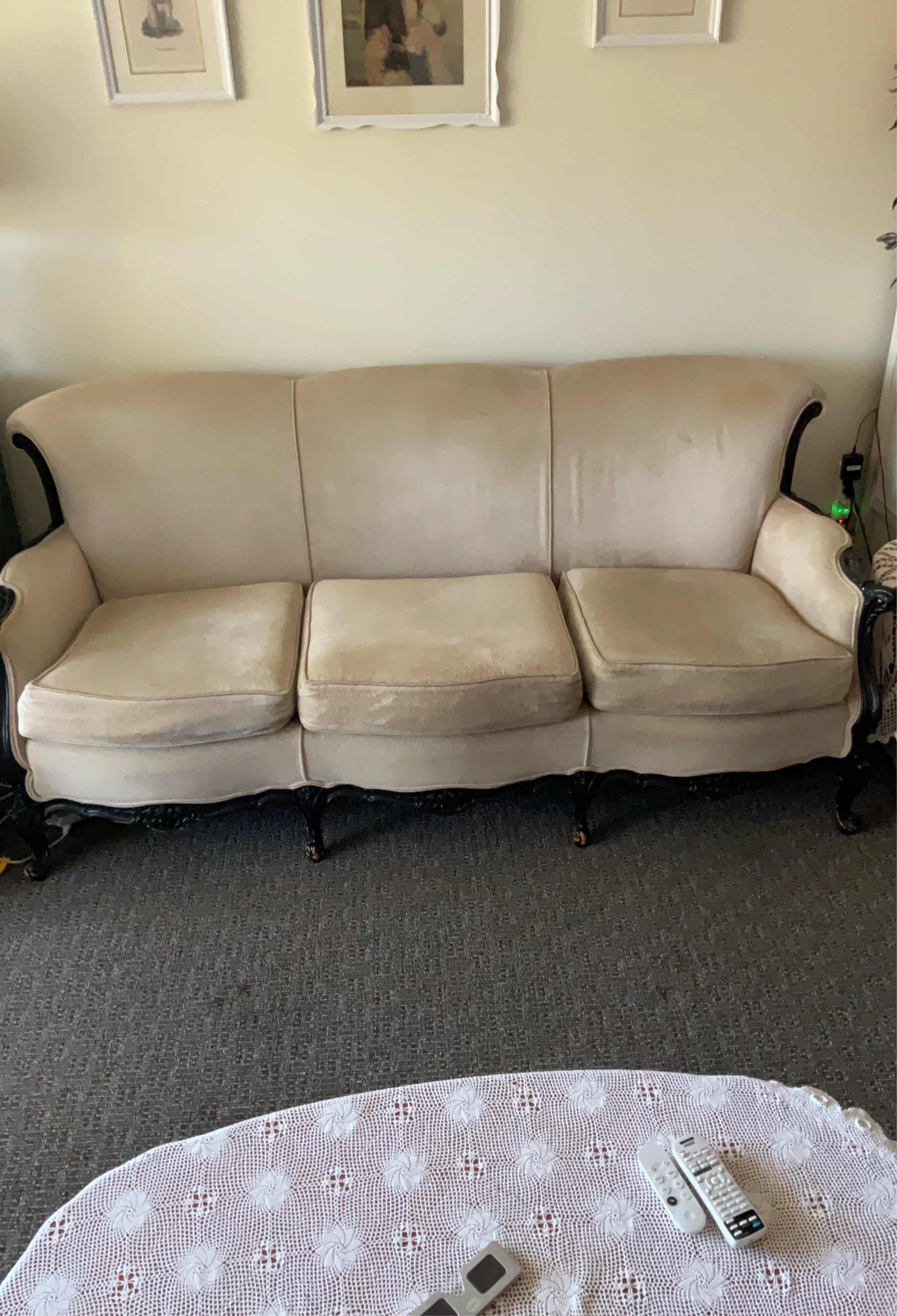 Cream Sofa