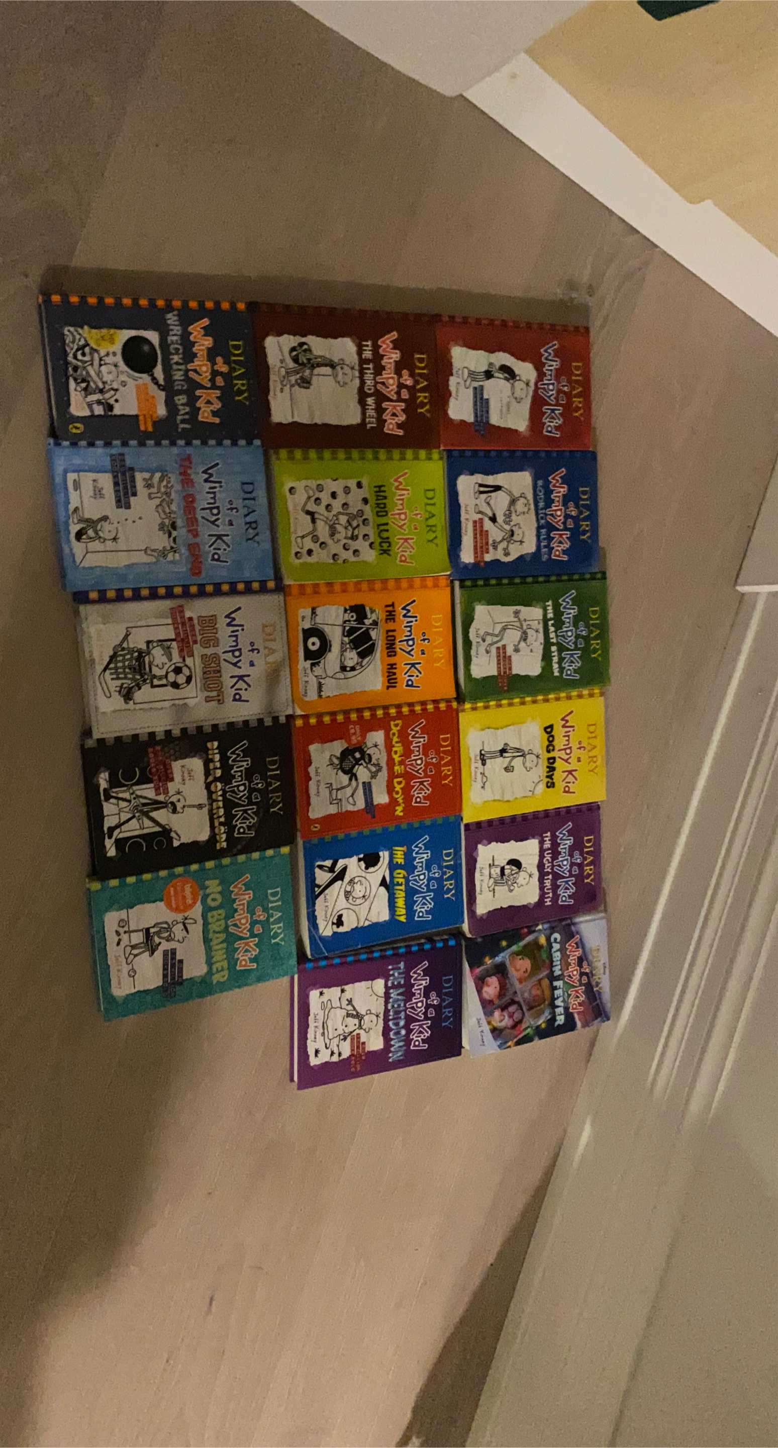 Diary of a Wimpy Kid Book Set from smoke-free home
