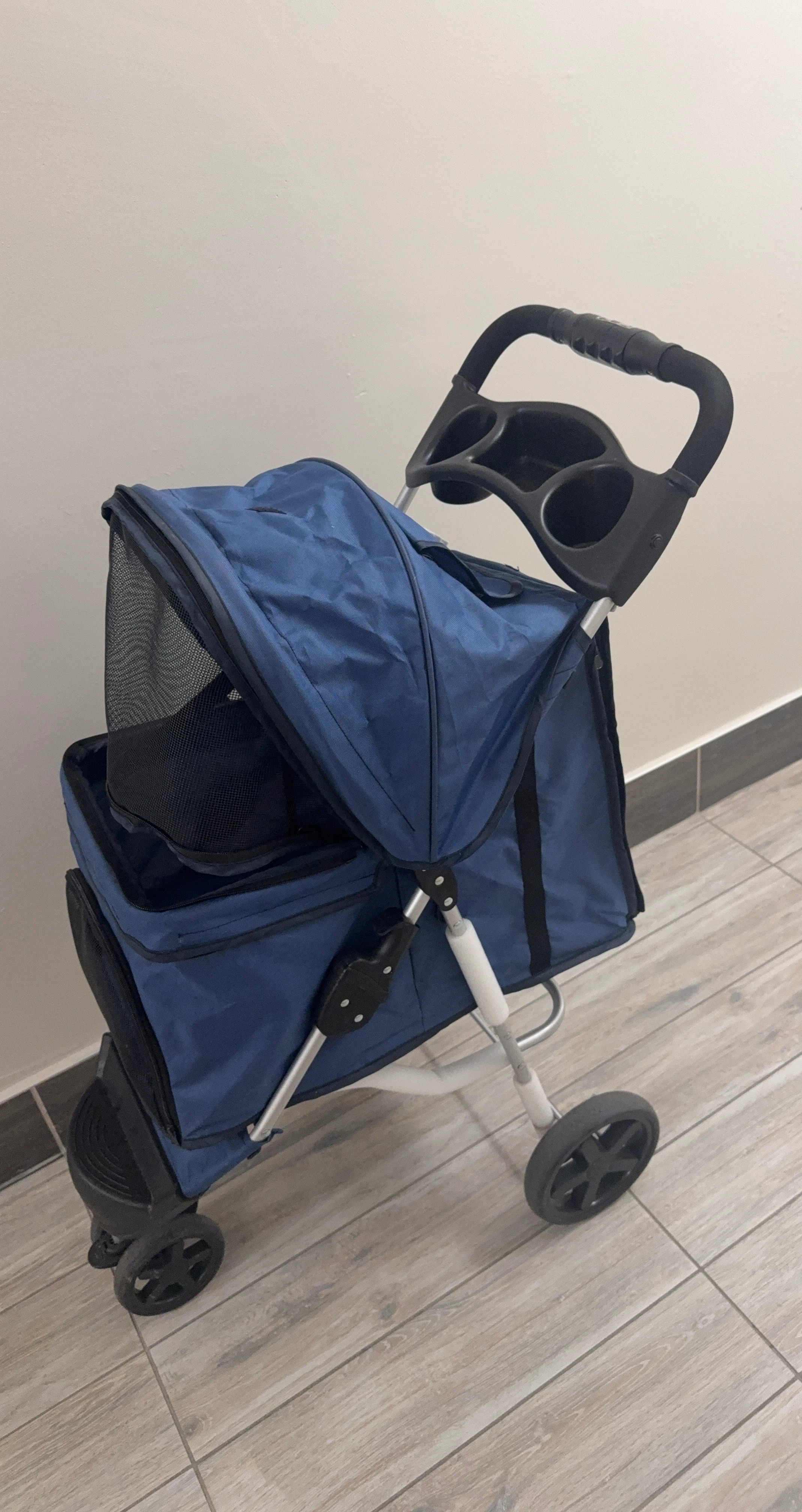 Blue Pet Stroller
