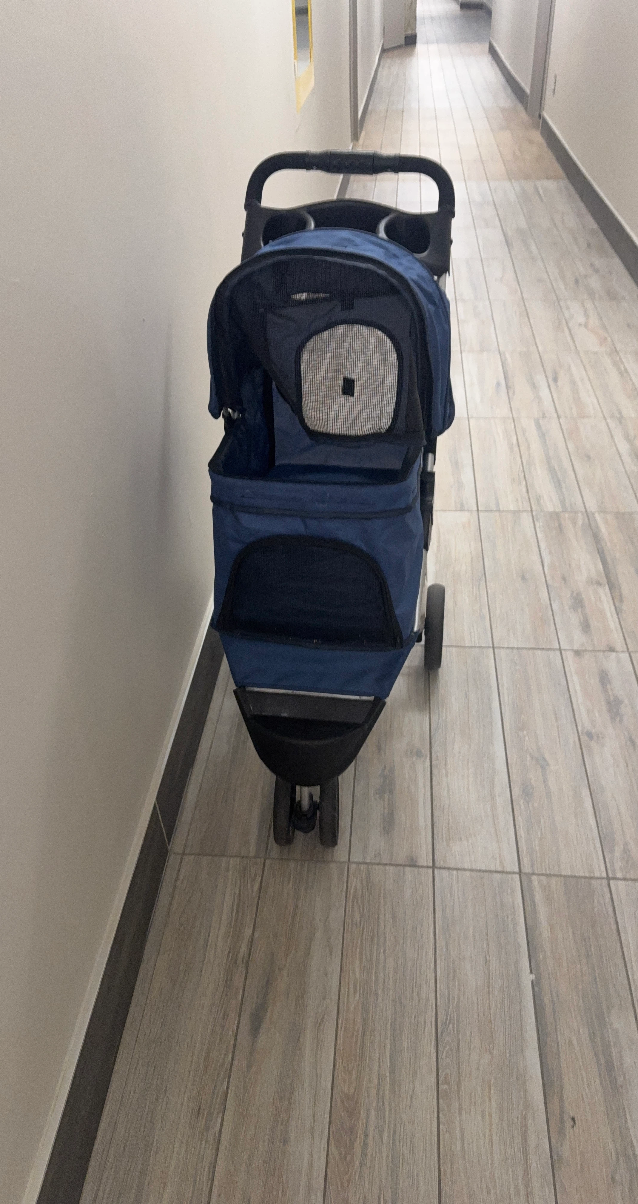 Blue Pet Stroller
