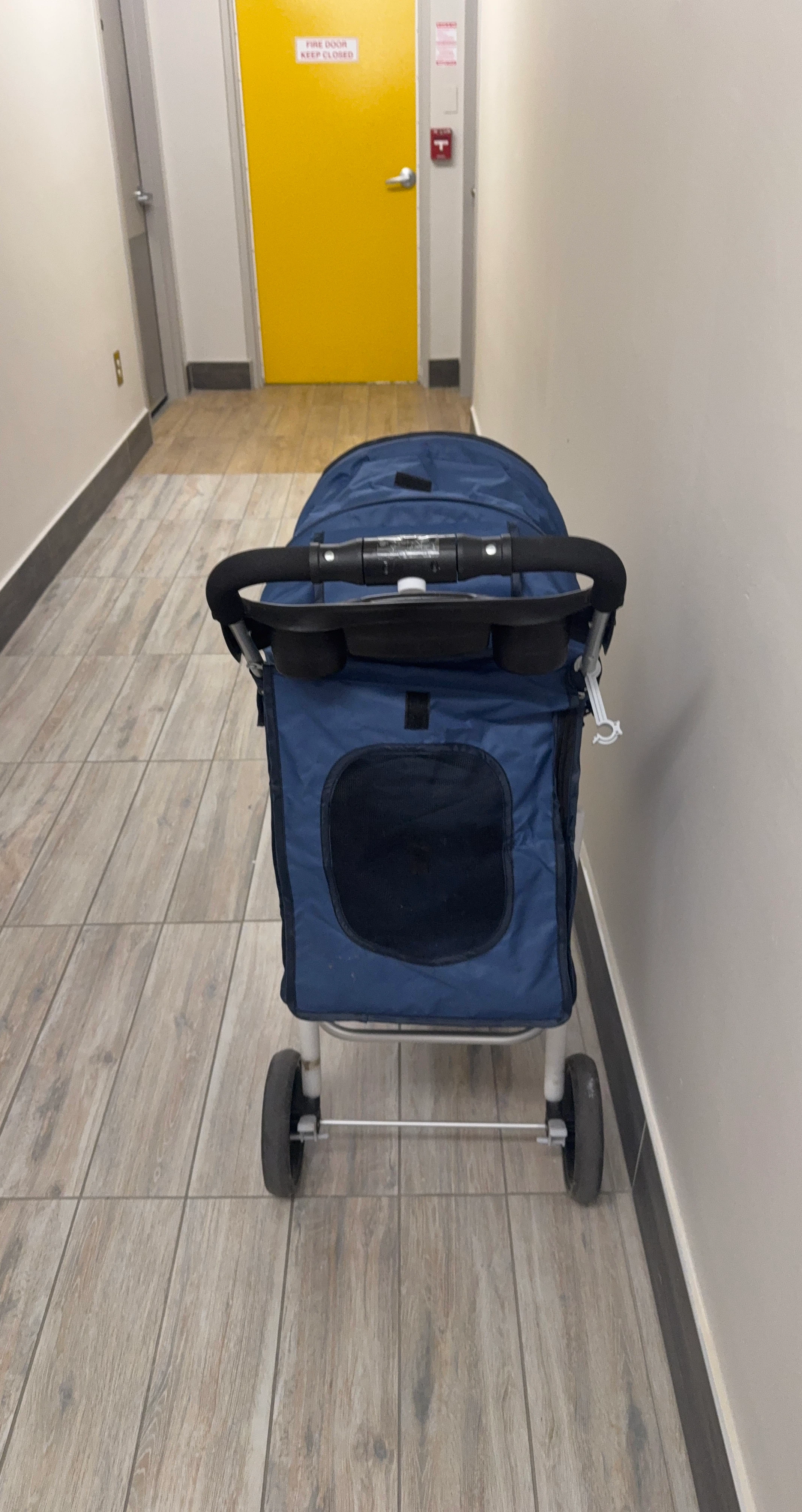 Blue Pet Stroller