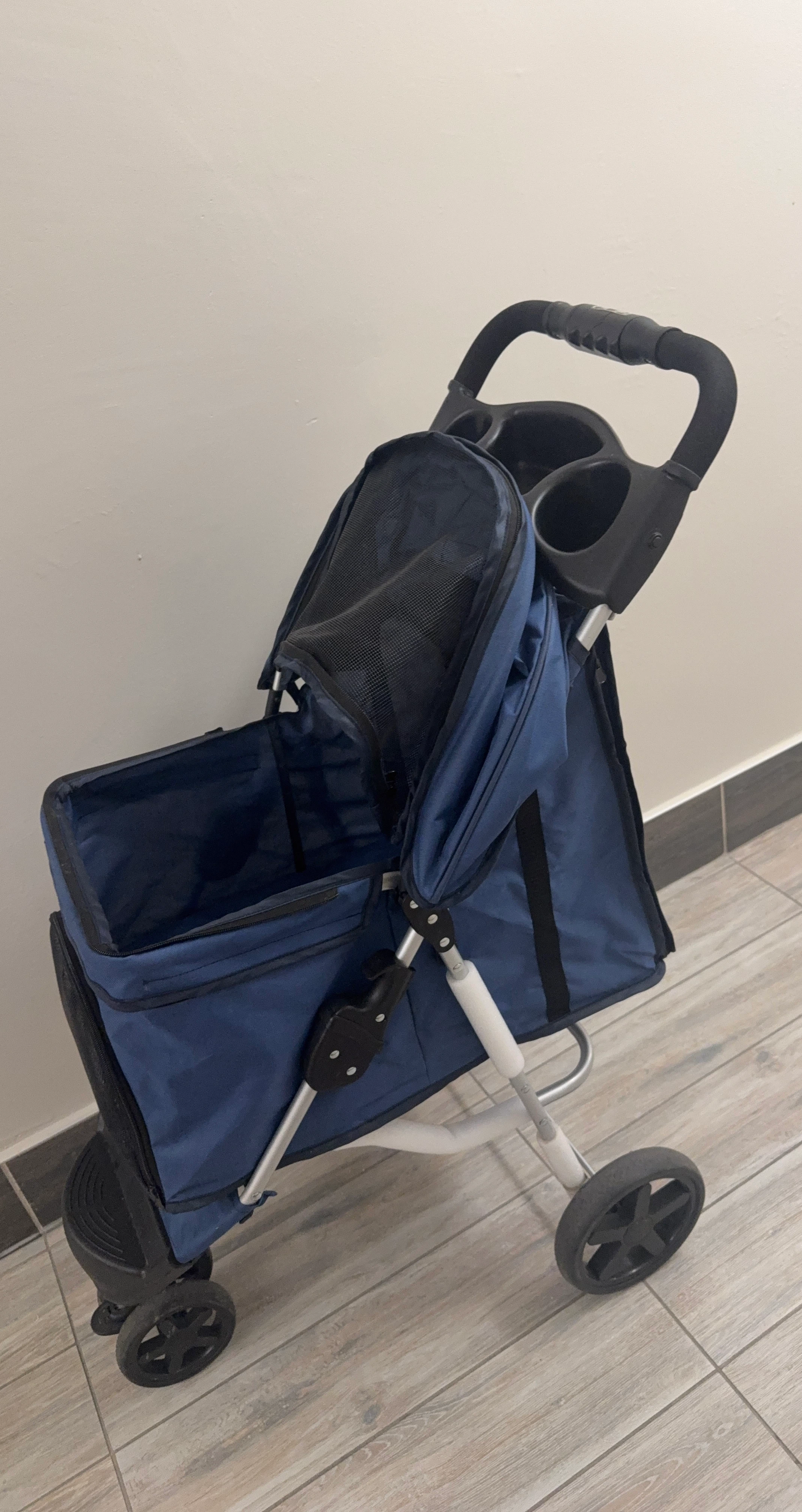 Blue Pet Stroller