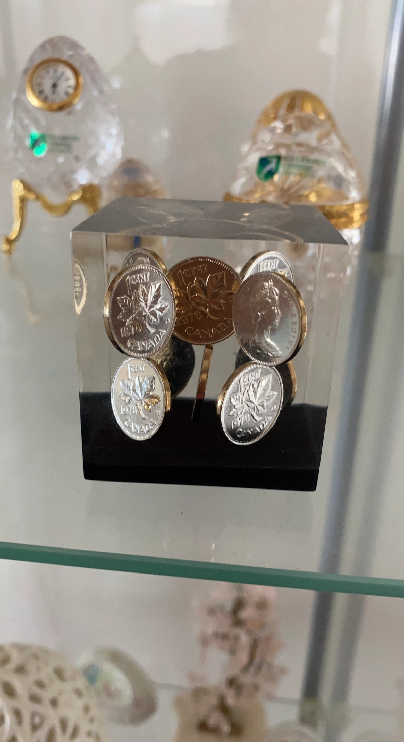 Canadian 1978 Penny Collection Display