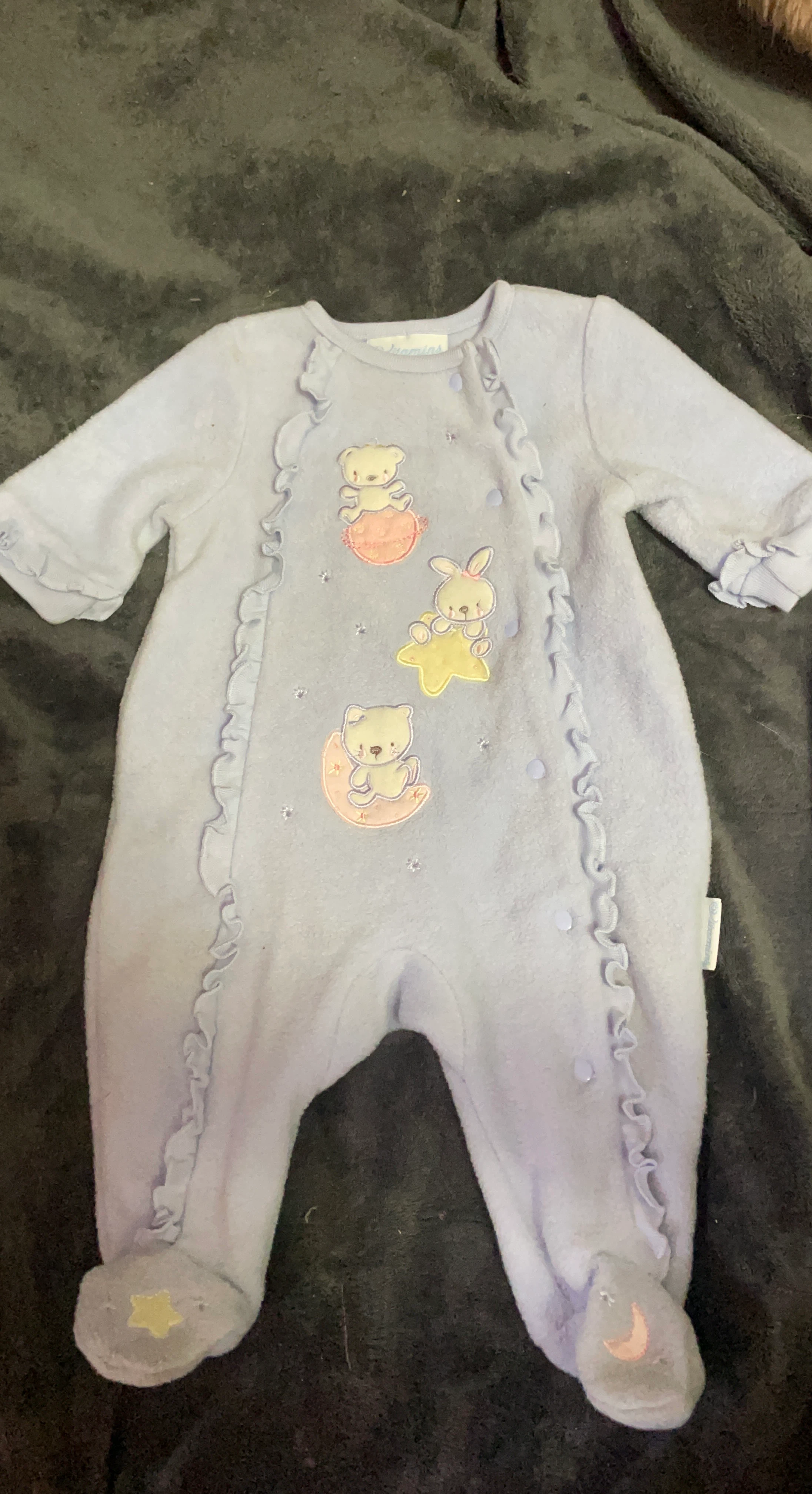 Baby Sleepsuit in Purple