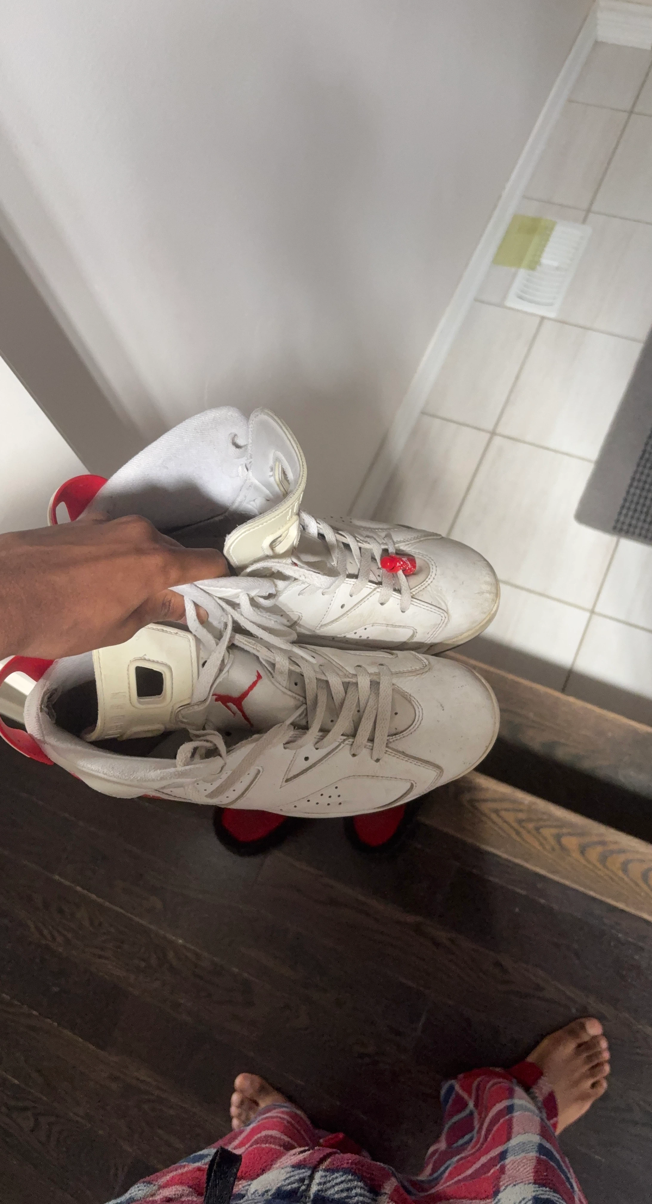 Jordan 6 Retro White Red