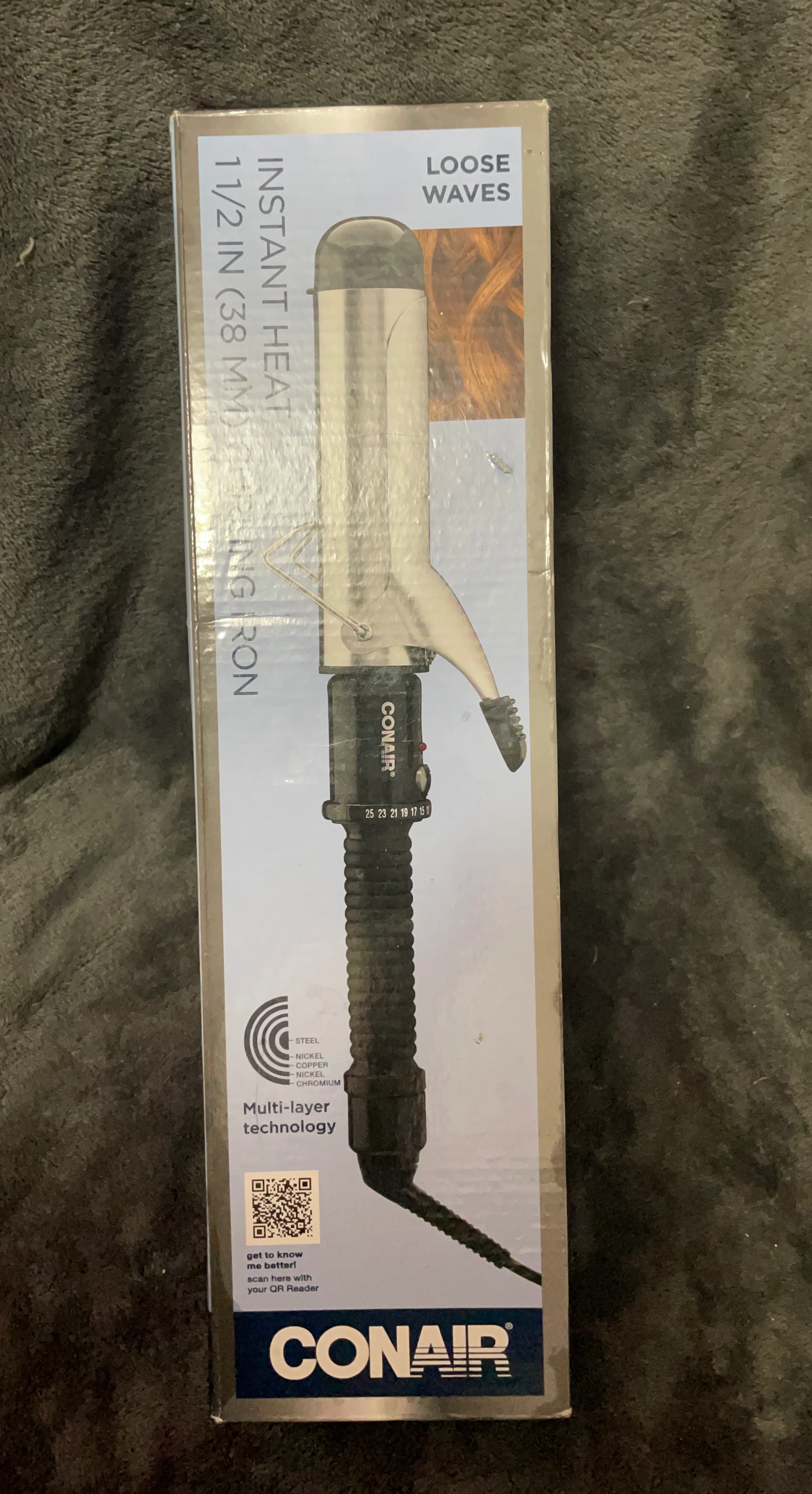 Conair Instant Heat Curling Iron 1 1/2 inch