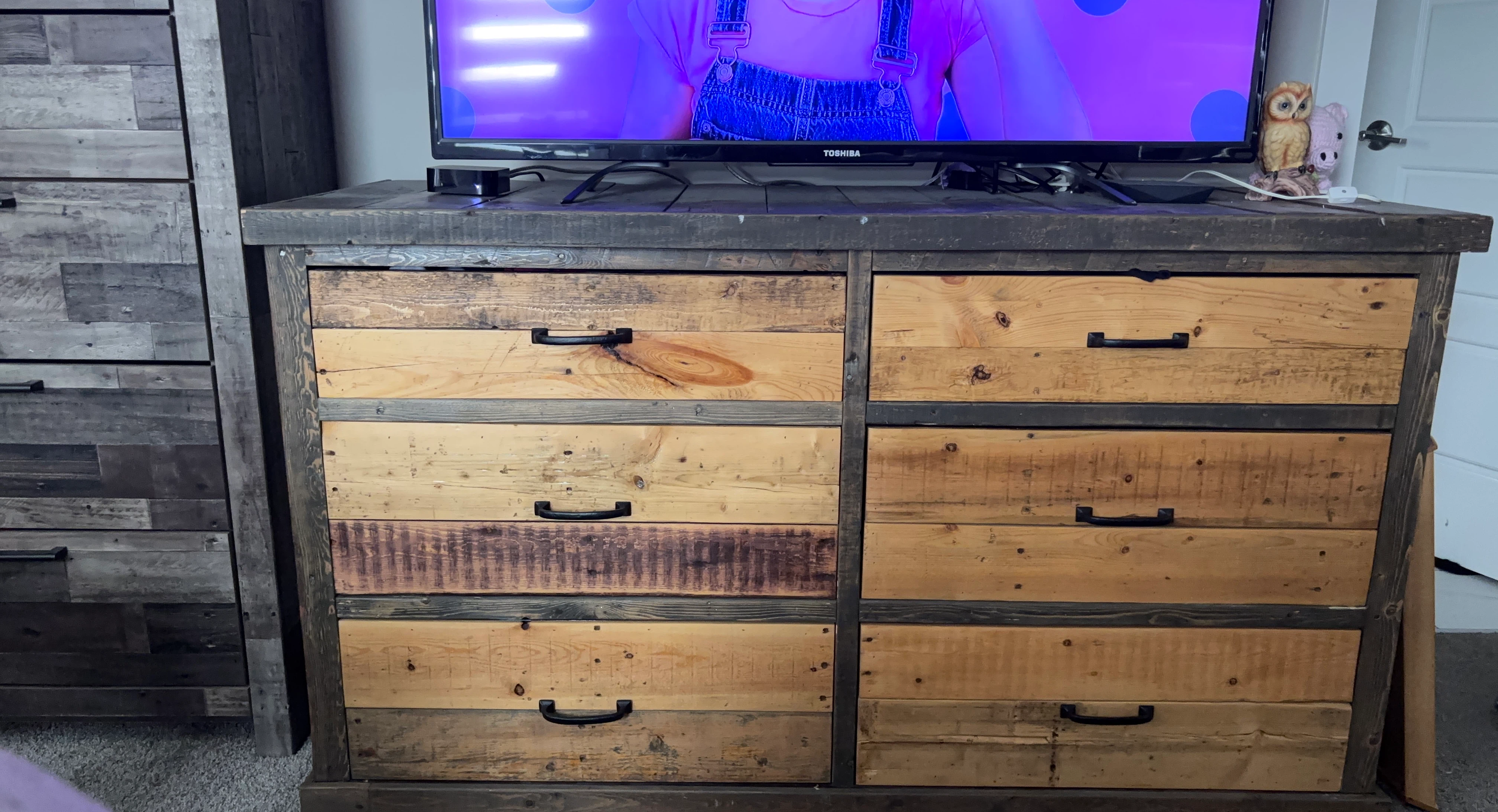 Rustic Wood Dresser -EVICTION SALE
