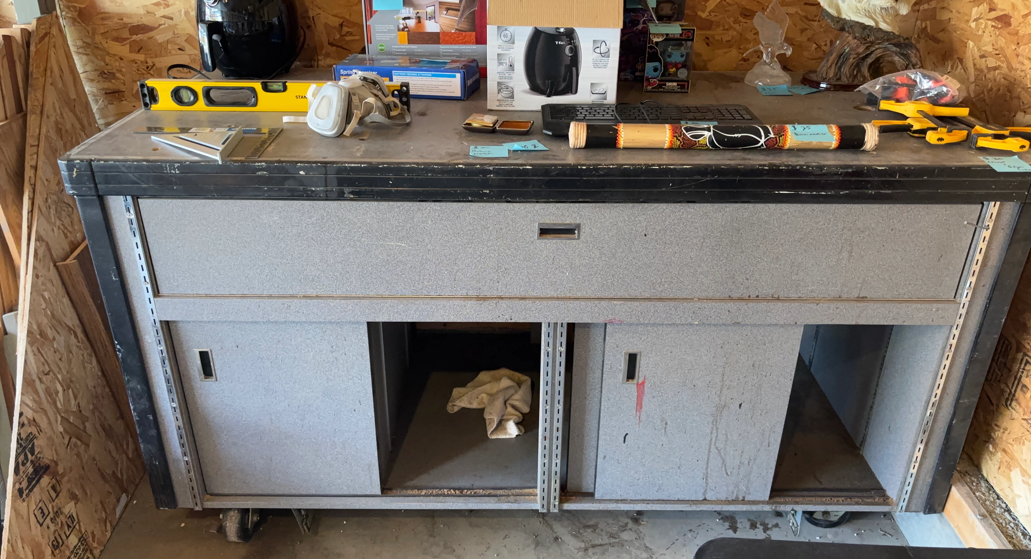 Tool Chest Workbench with Storage Cabinets