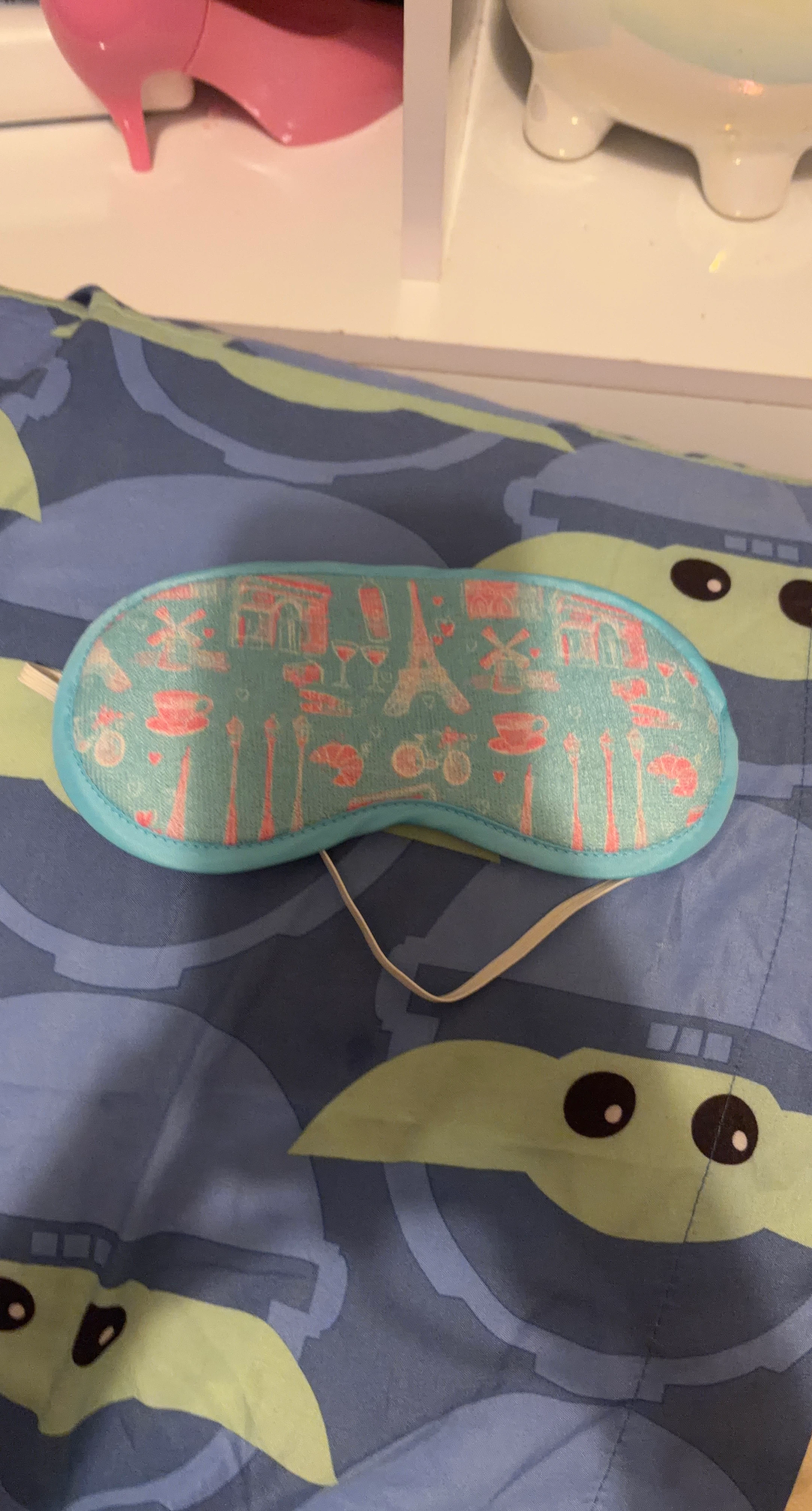 Travel Sleep Mask - Paris Themed