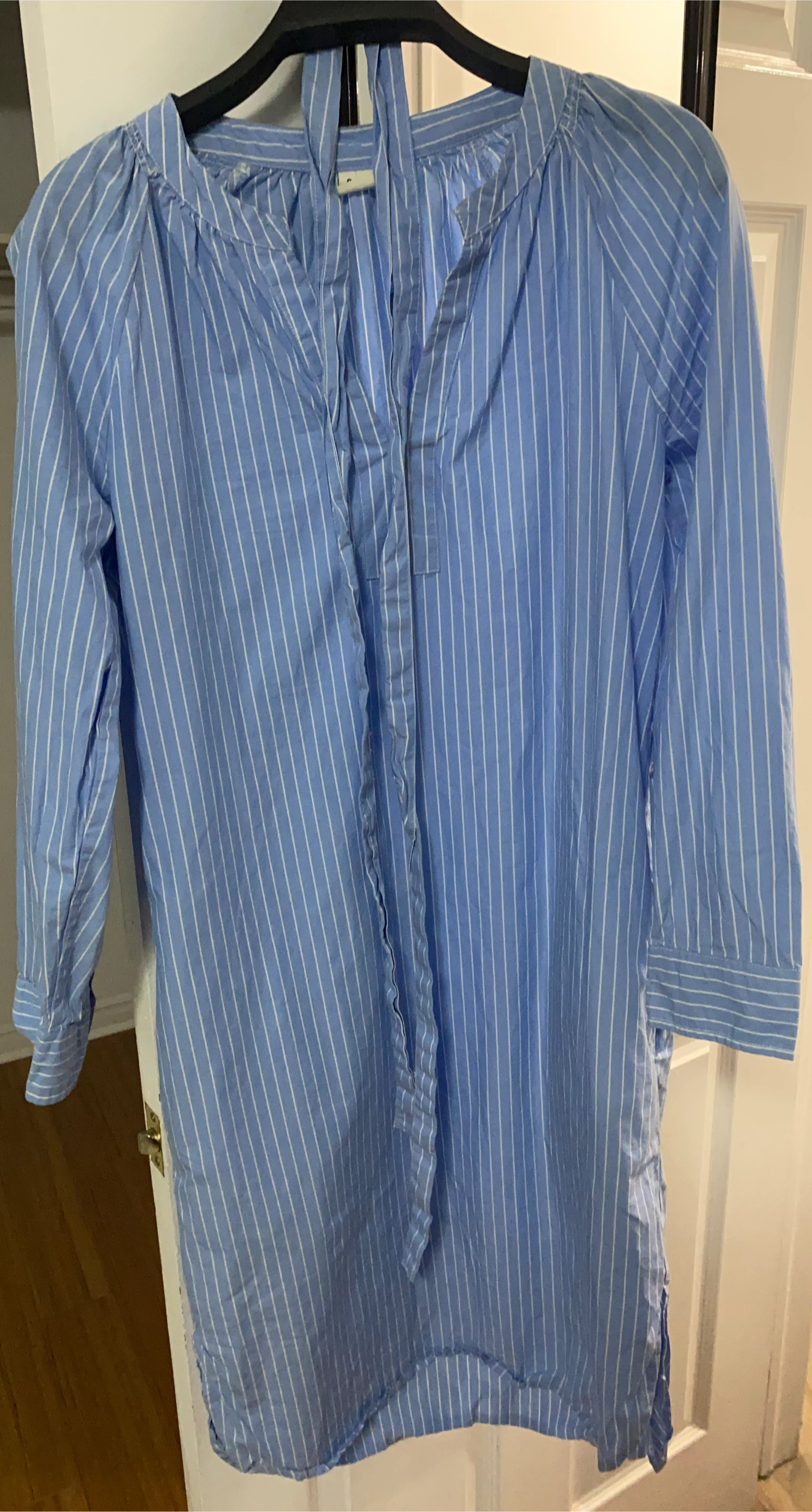 Blue Striped Tunic Shirt