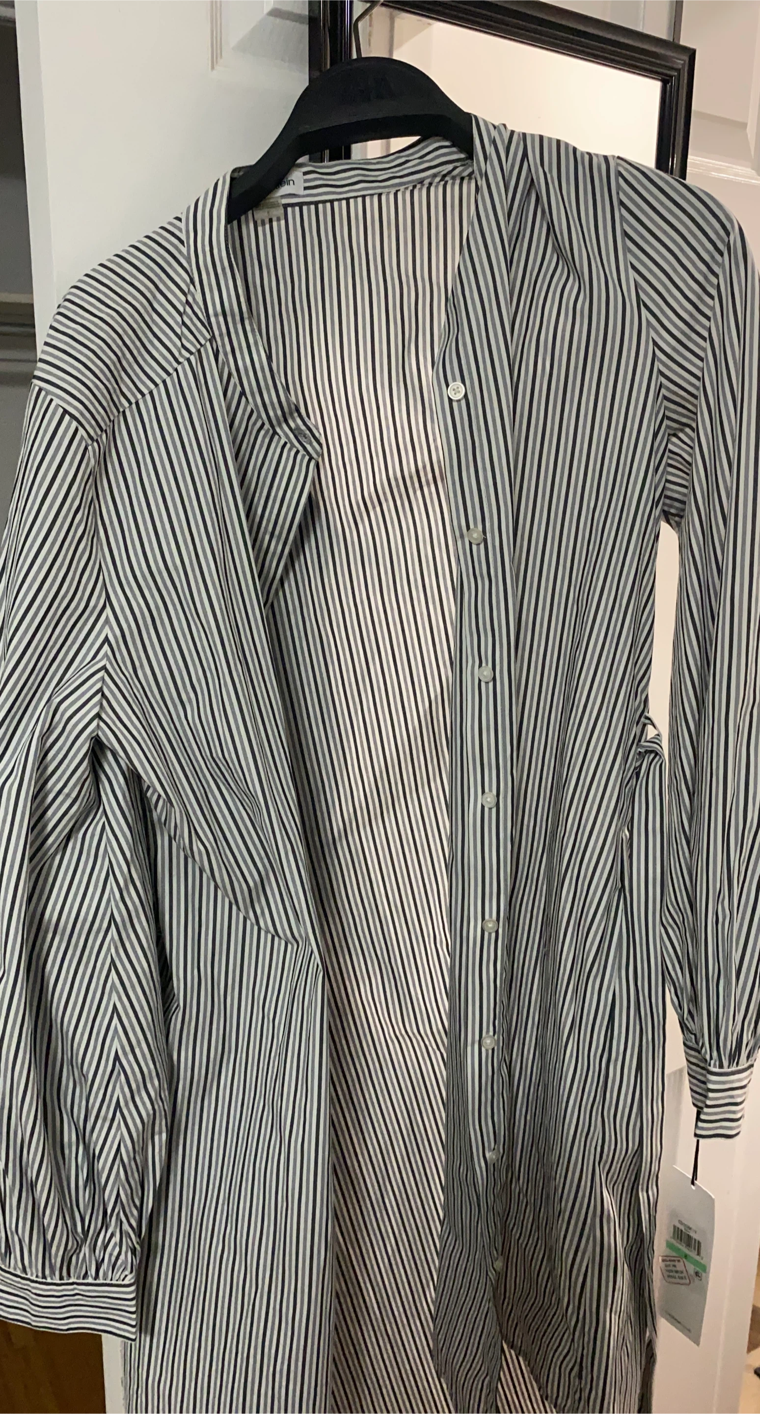 Calvin Klein Striped Button-Up Shirt