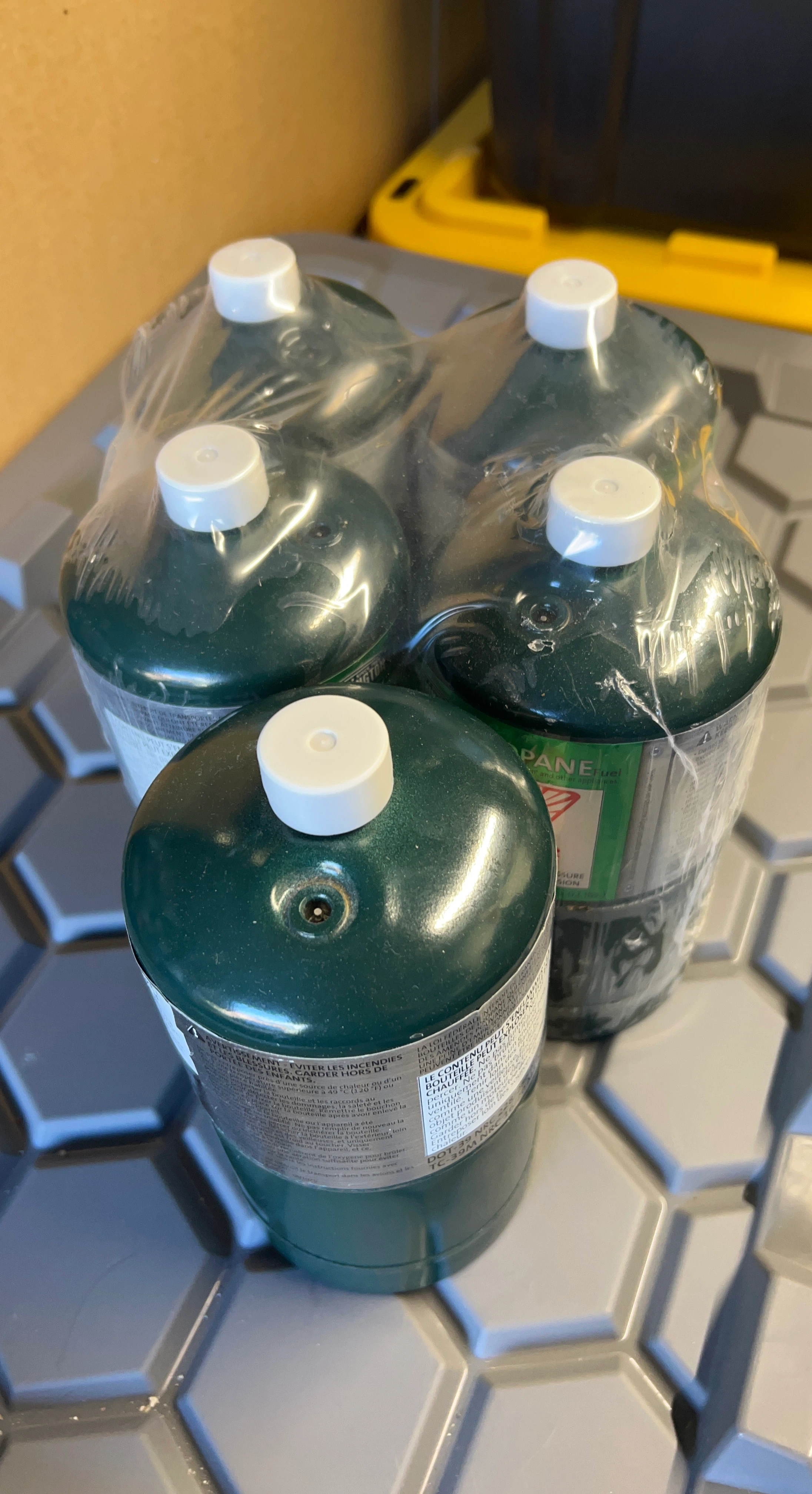 Propane Fuel Cylinders 4-Pack plus an extra