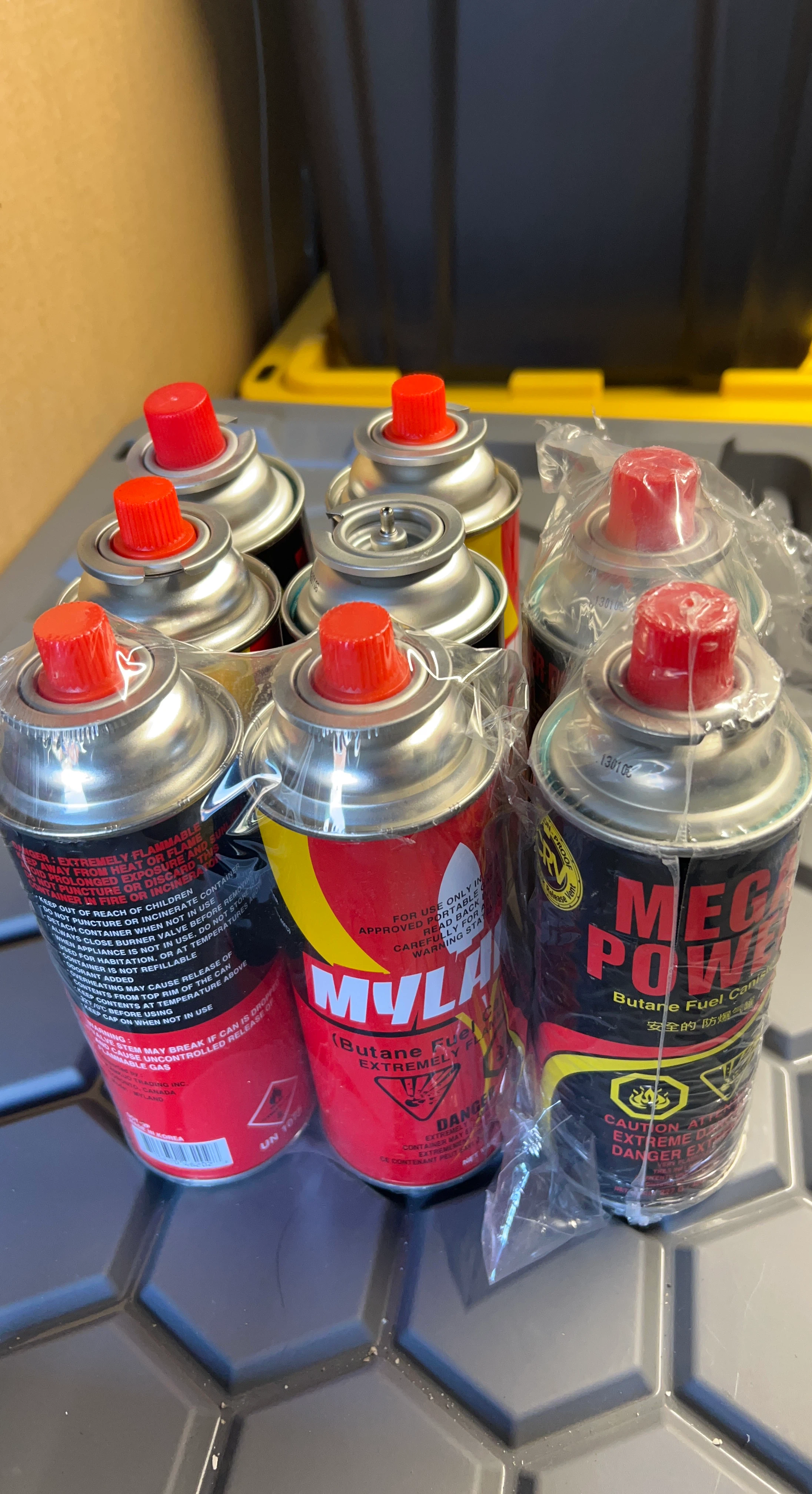 Butane Fuel Canisters (7 new)