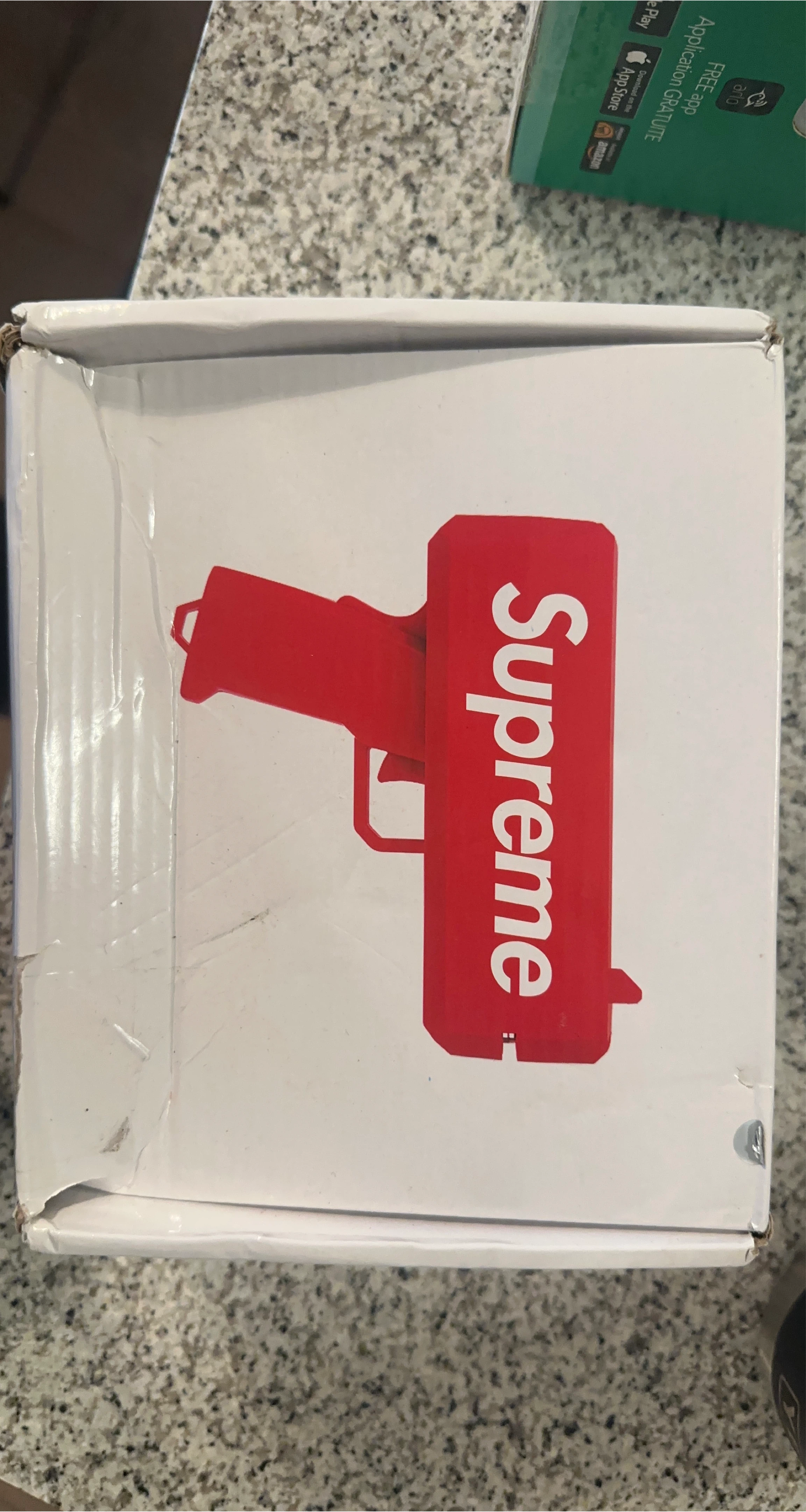 Supreme Red Money Gun