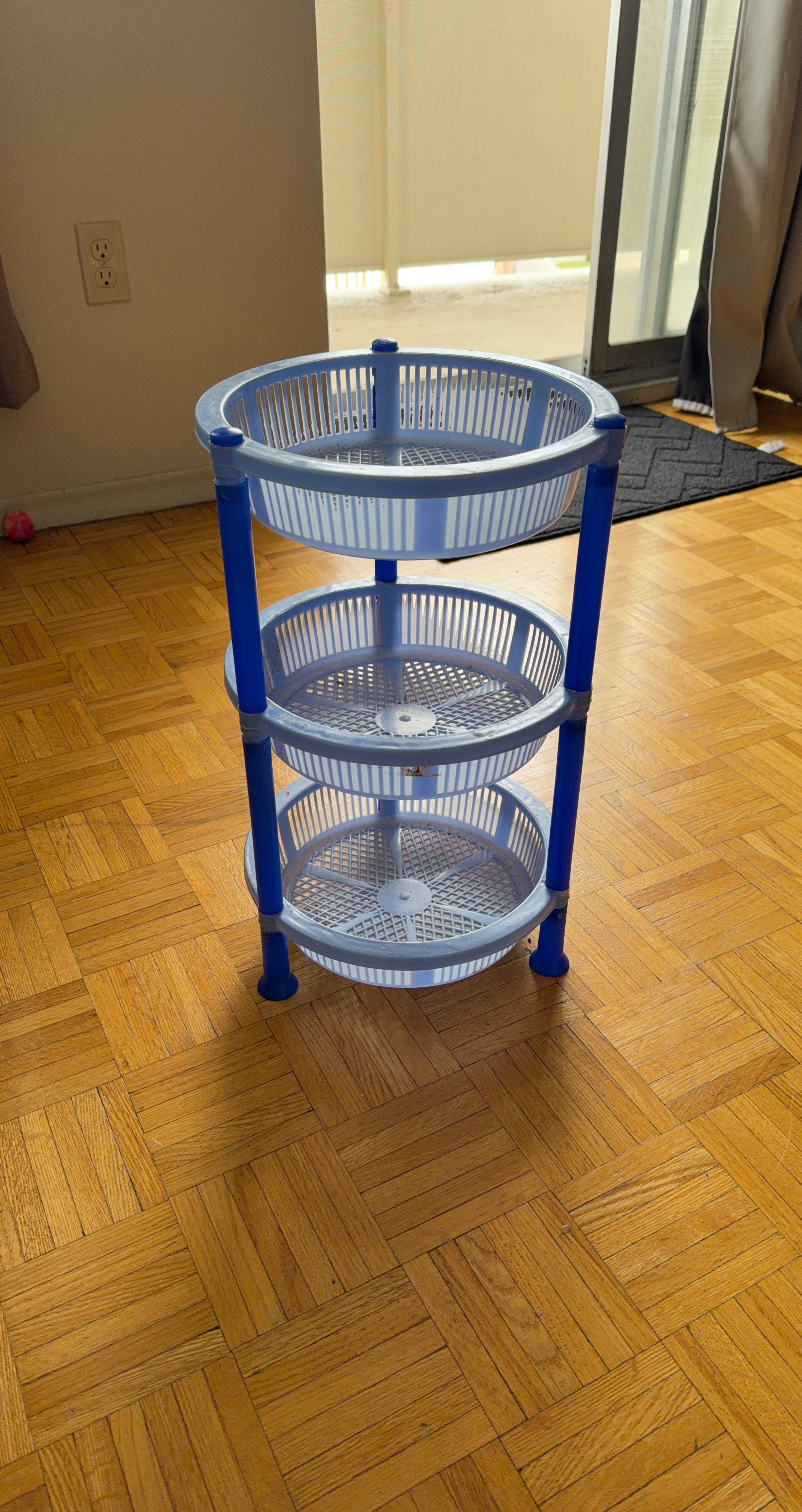 3-Tier Plastic Storage Shelf
