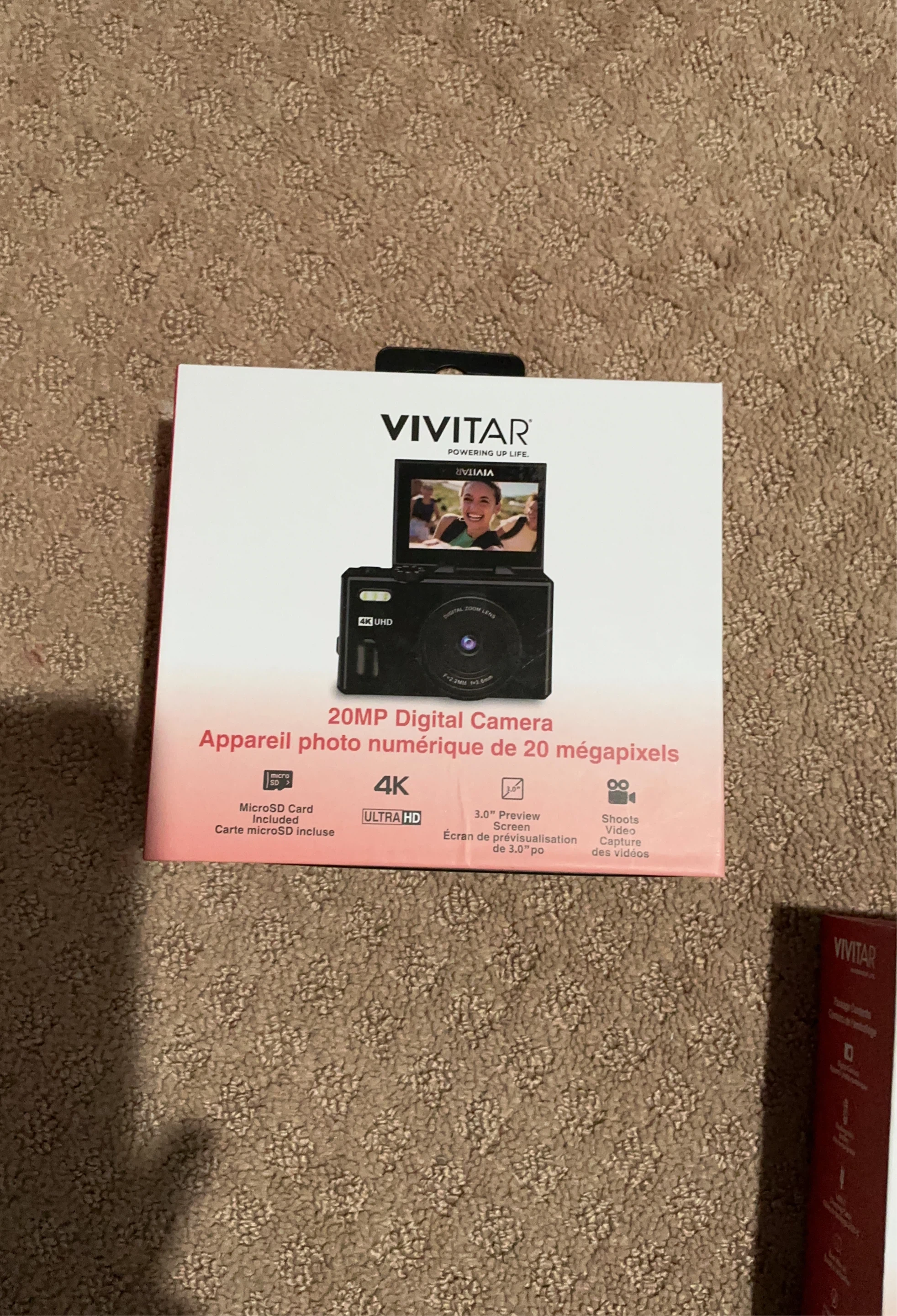 Vivitar 20MP Digital Camera with 4K UHD and 3.0" Preview Screen