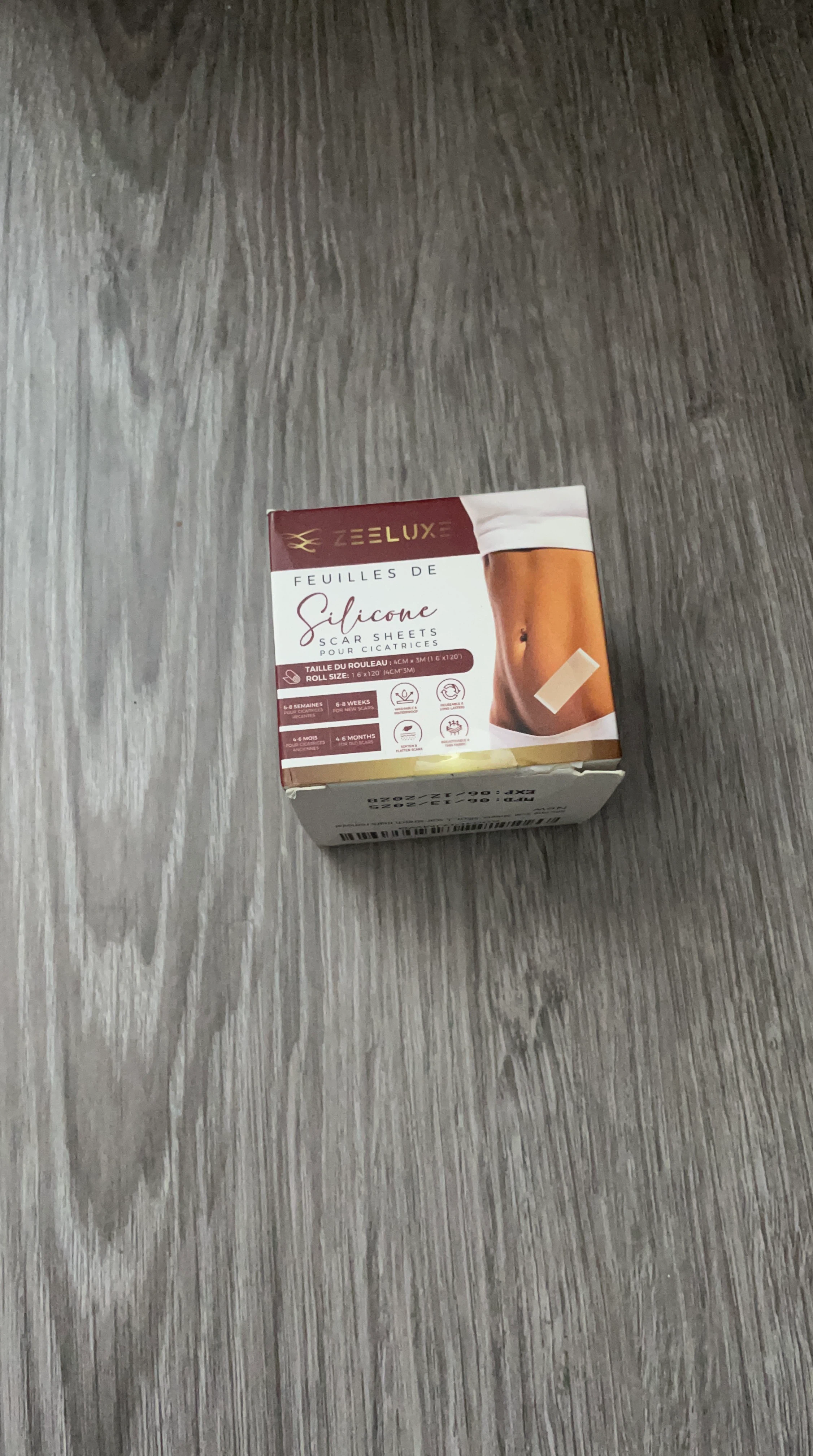 ZEELUXE Silicone Scar Sheets - 4CM x 3M