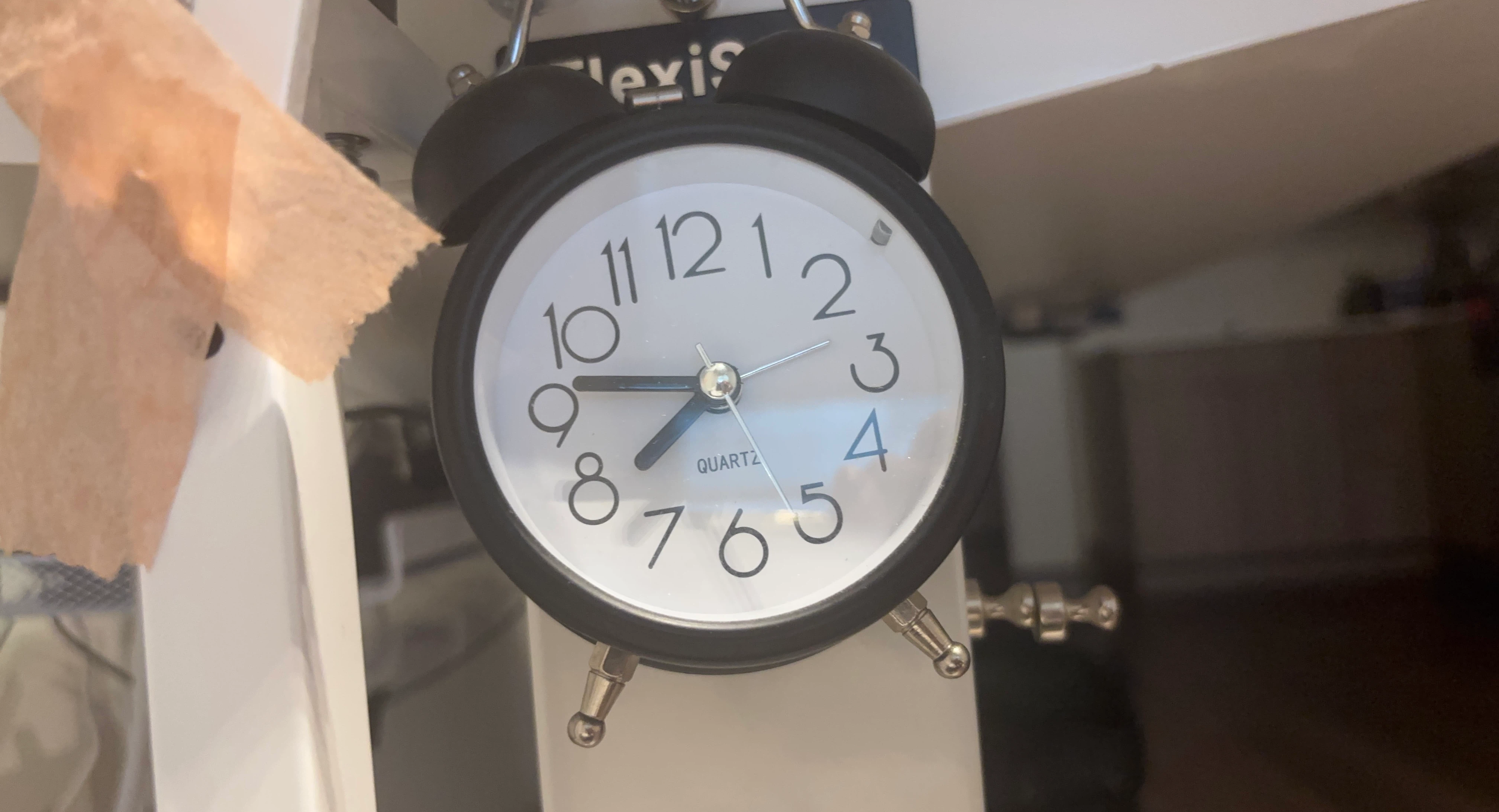 Black Twin Bell Alarm Clock
