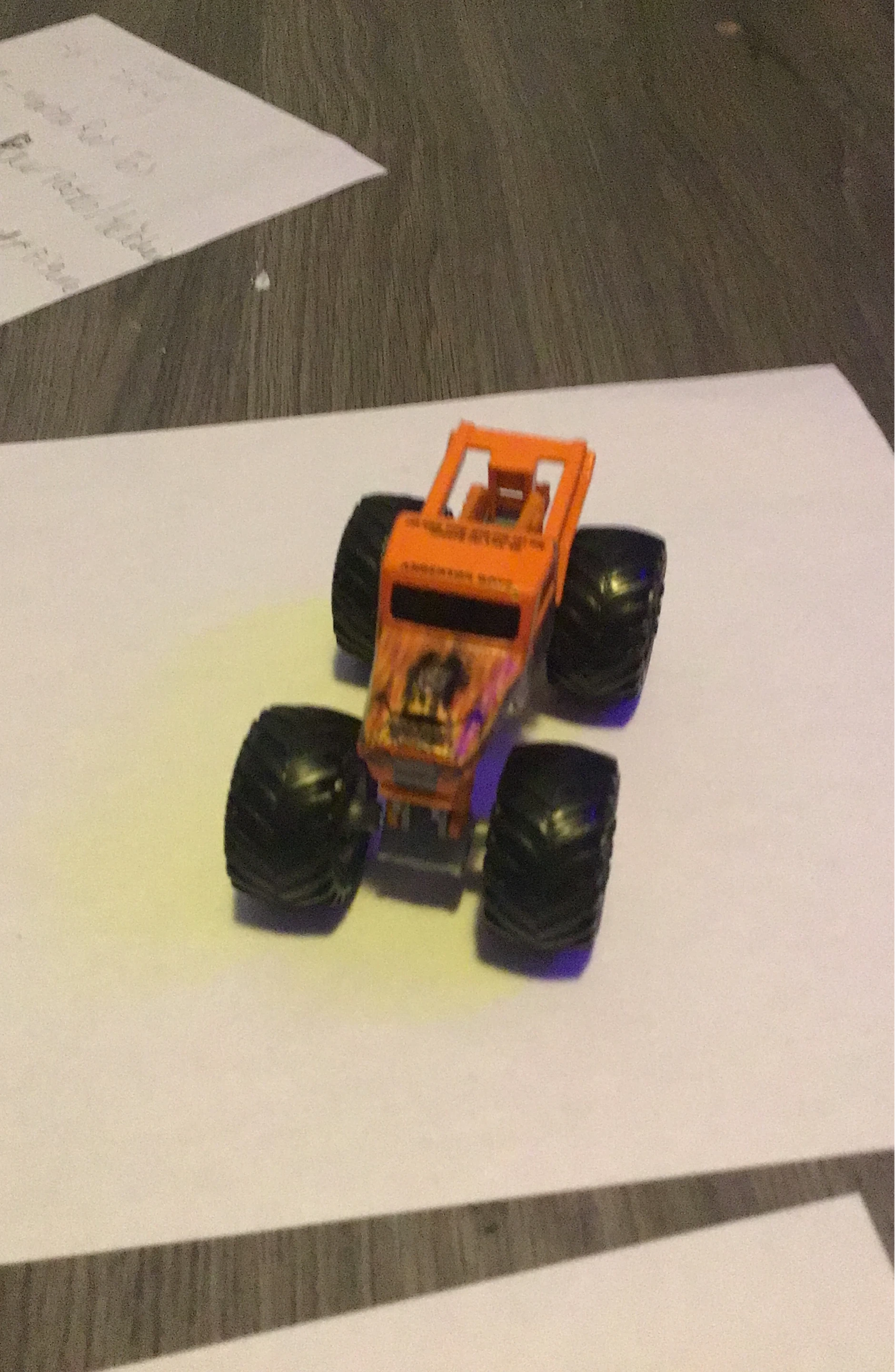Orange Monster Truck Toy