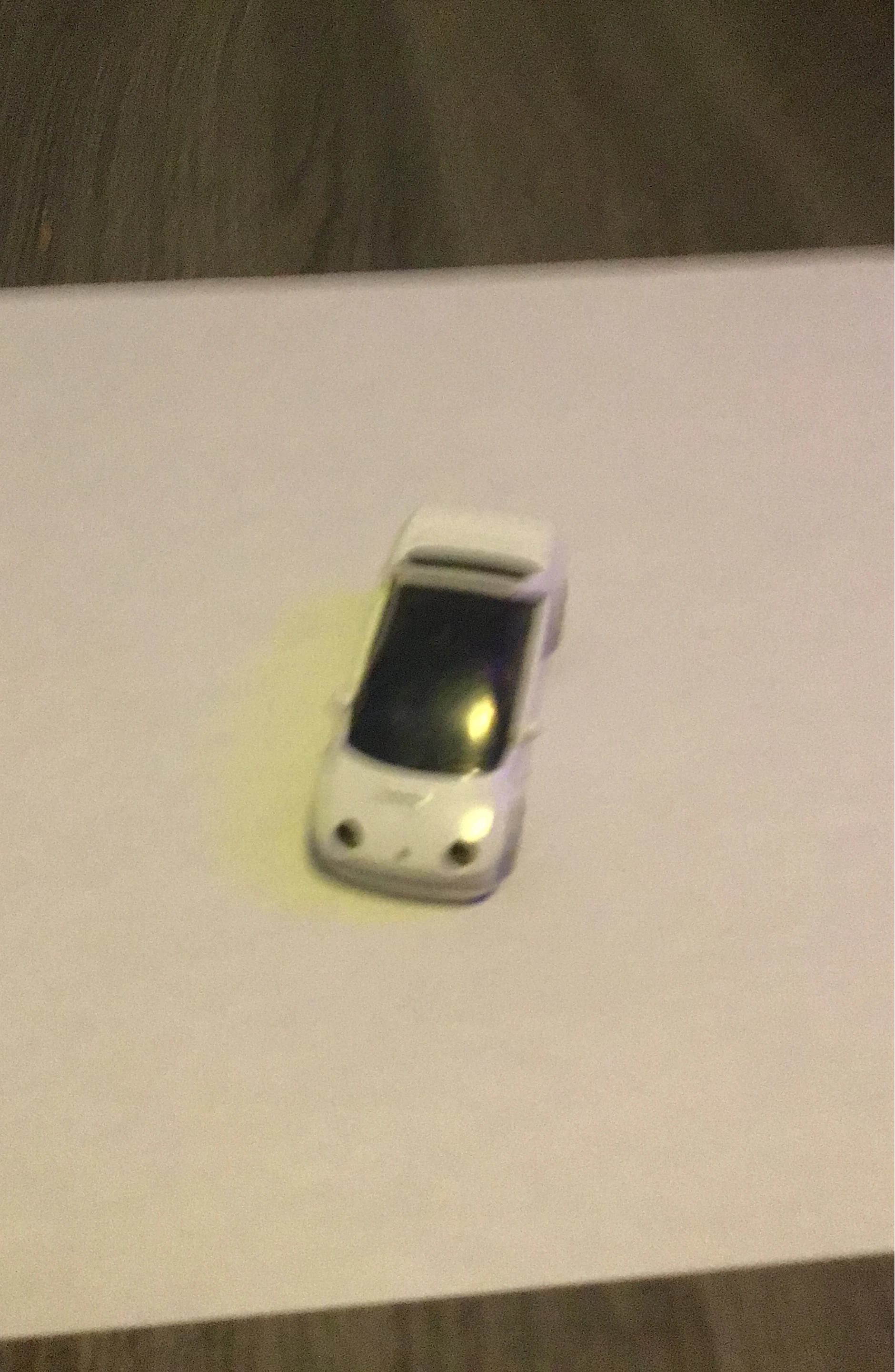 White Toy Car