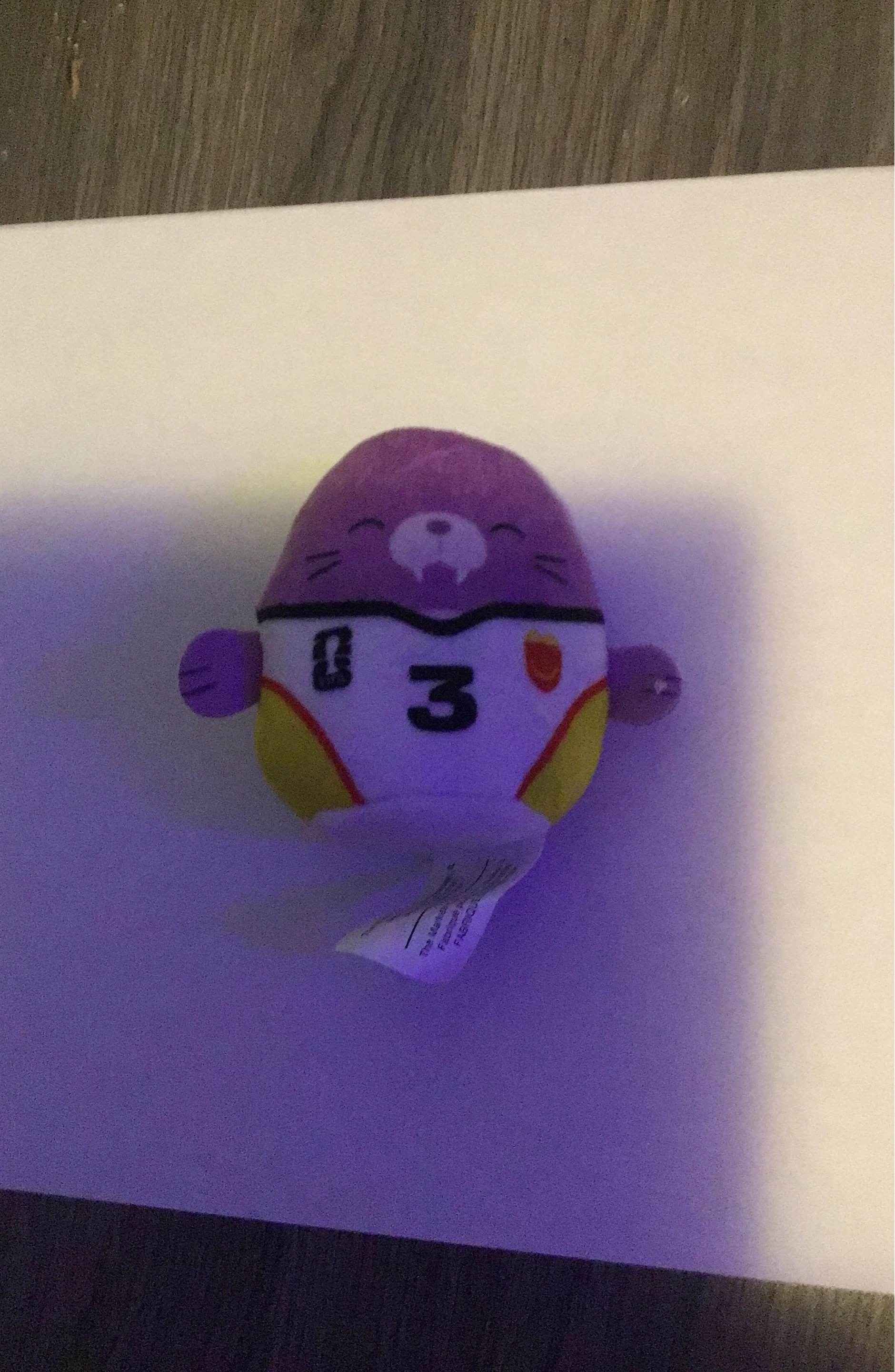Purple Seal Plush Toy